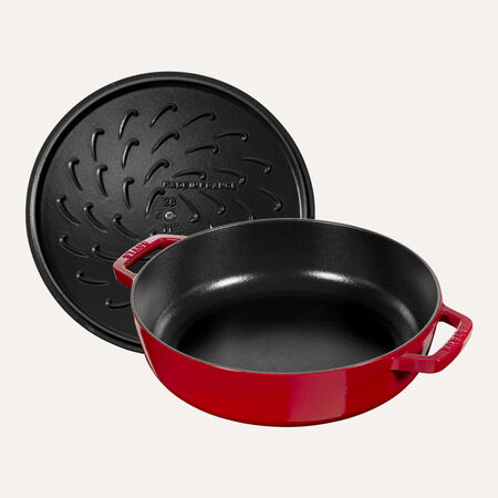 28 cm round Cast iron Saute pan