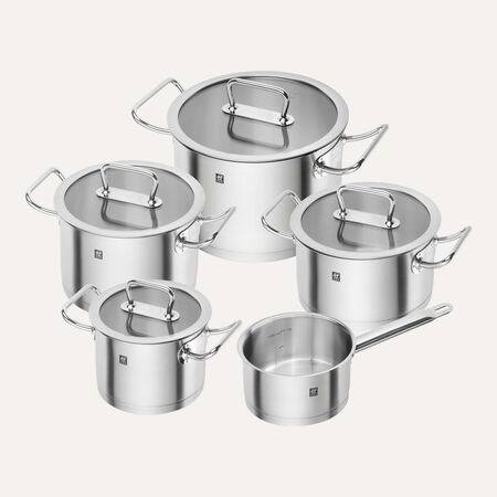 5-pcs 18/10 Stainless Steel Pot