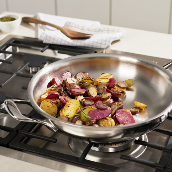Buy Demeyere Atlantis 3 qt Sauté Pan With Helper Handle And Lid