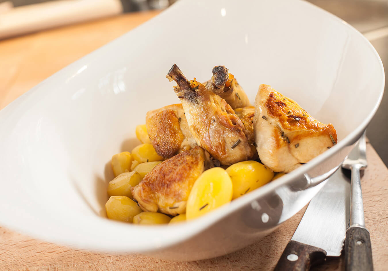 Chicken with potatoes