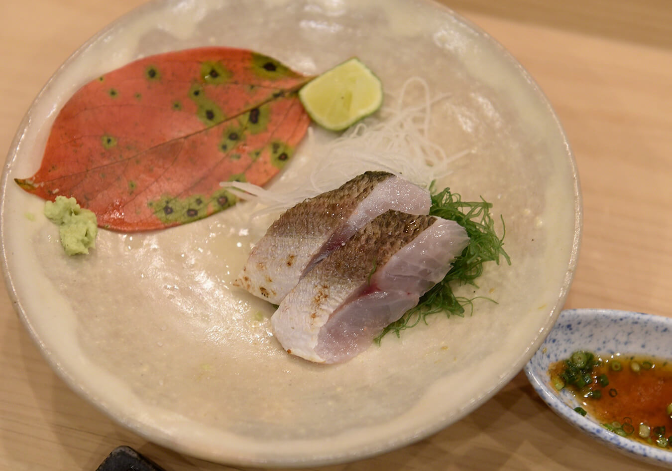 Hokkaido Matsukawa Flounder with Ponzu Sauce