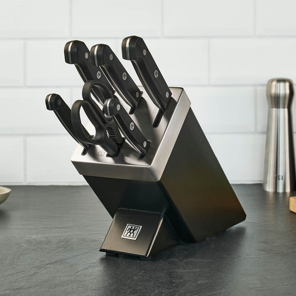 ZWILLING Set Di 6 Coltelli Da Cucina Gourmet | Acciaio Inox, Design Elegante E Senza Tempo, Regalo Perfetto