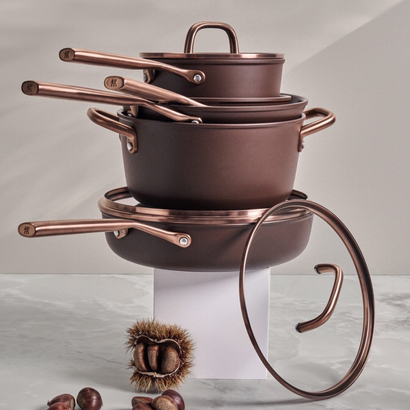 2 Scolapasta Per Alimenti Con Manico Lungo - Nylon Resistente Al Calore 210°C, Bianco E Arancione, Per Pasta E Verdure - 5