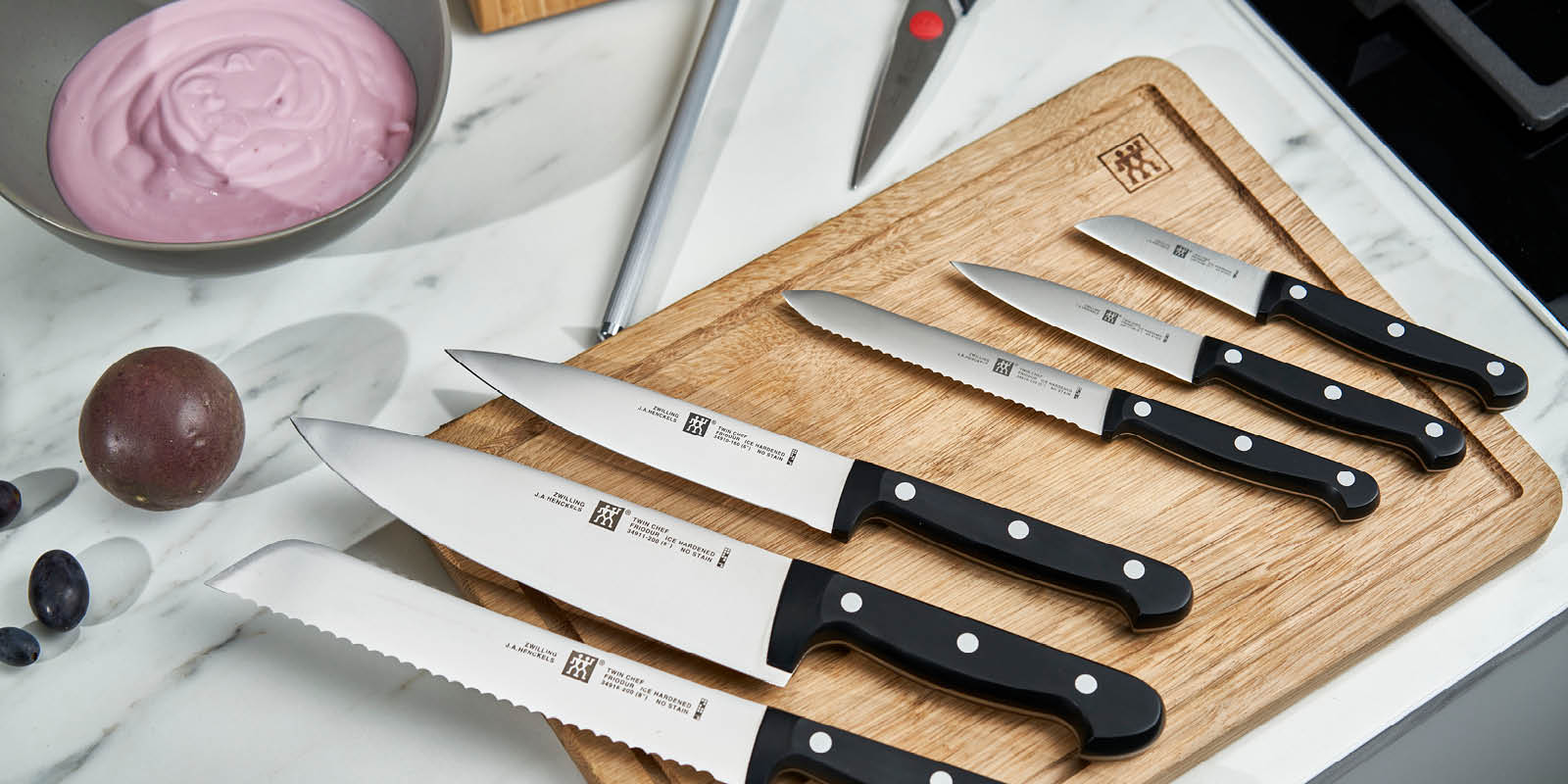 Acquista ZWILLING TWIN Chef 2 Set di coltelli con ceppo