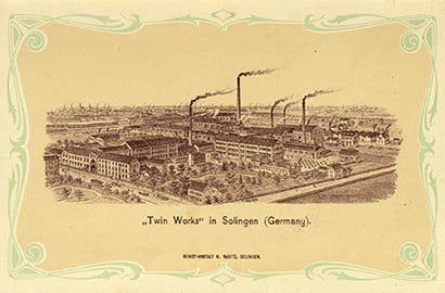昔のZwilling J.A. Henckels工場