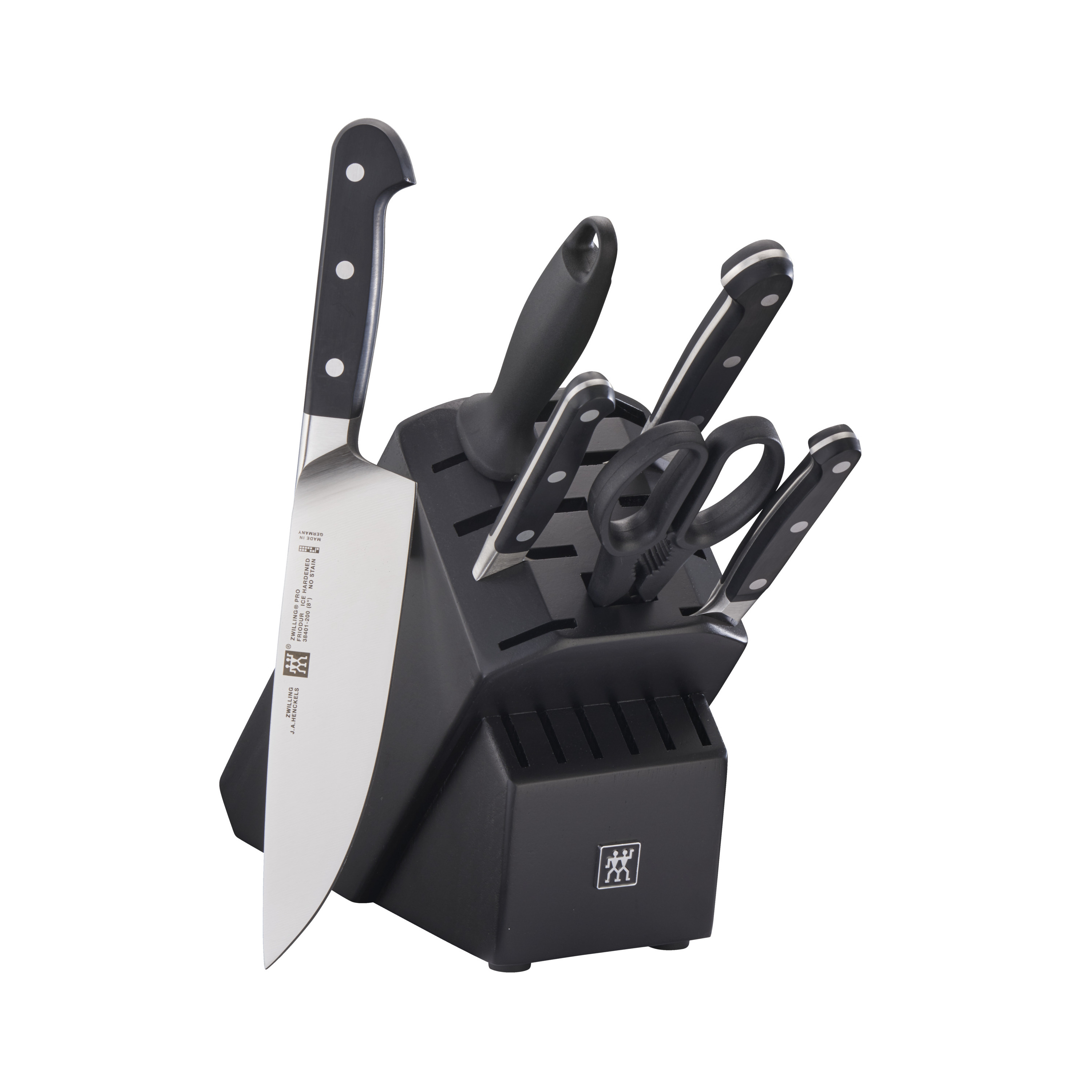 Buy ZWILLING Pro 7-pc, Knife block set, Matte Black | ZWILLING.COM
