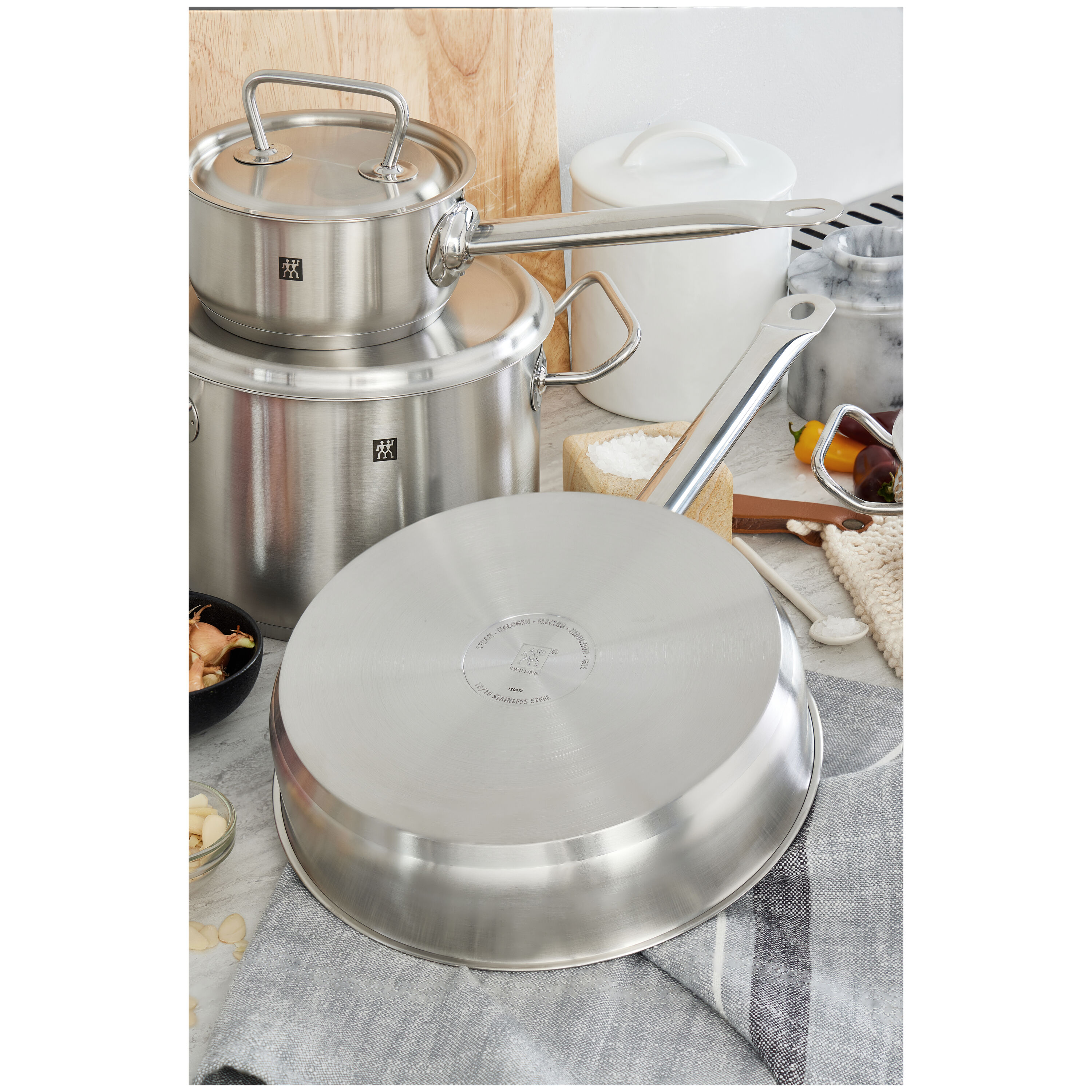 Buy ZWILLING TWIN Classic 9 Piece 18/10 Stainless Steel Cookware