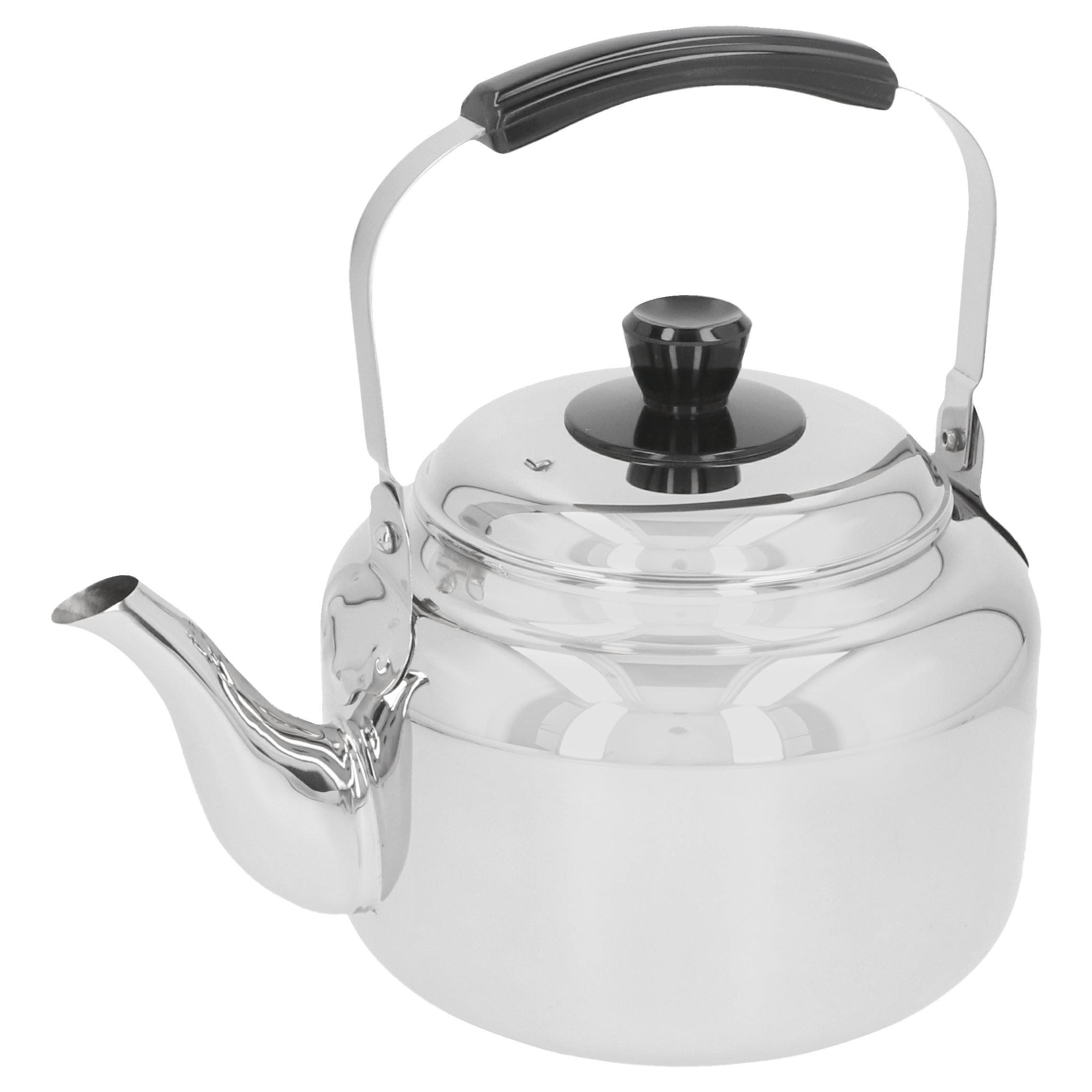 Stainless Steel Tea Pot Whistling Kettle with Cool Touch Ergonomic Handle -  China Whistling Kettle and Stainless Steel Tea Kettle price