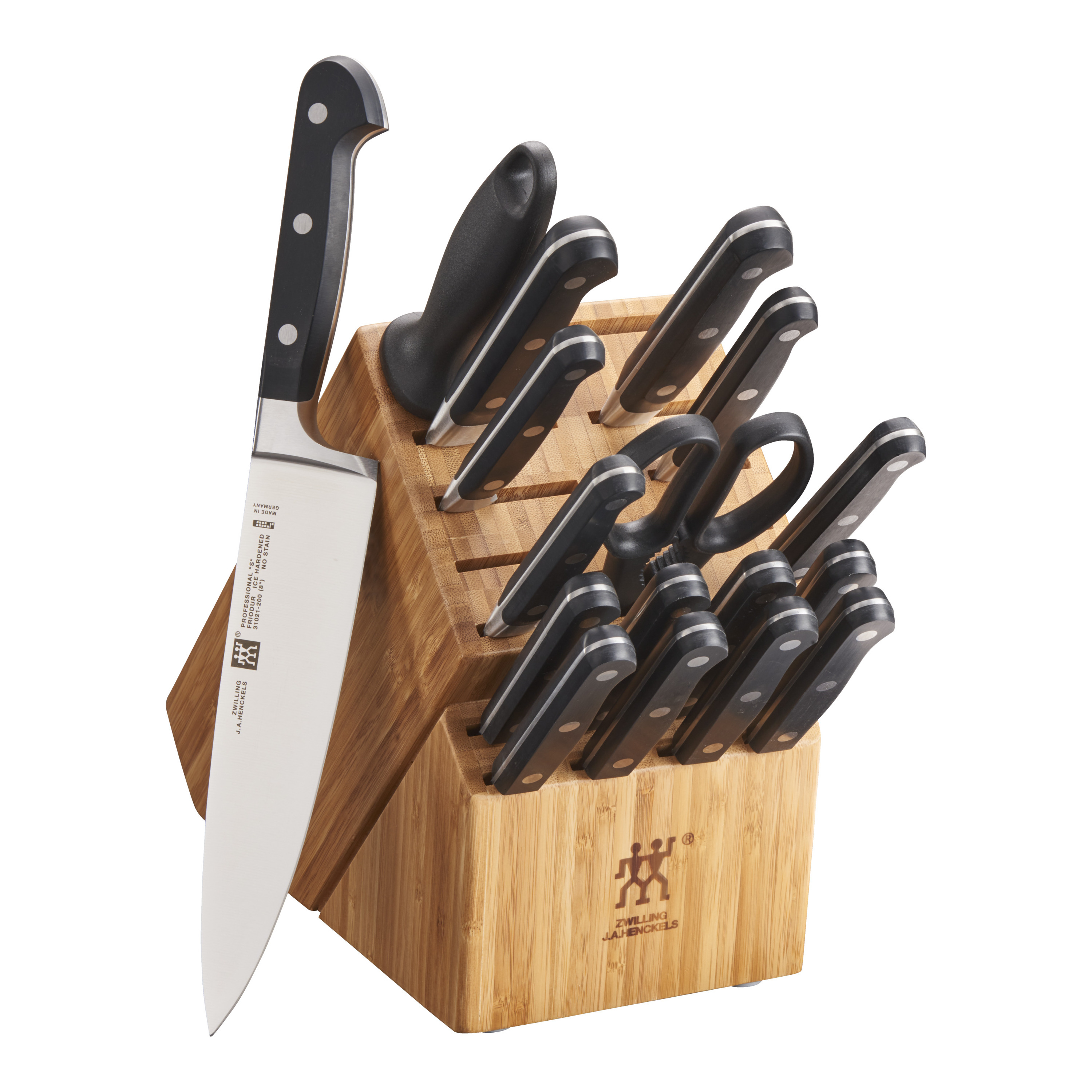 Buy ZWILLING Professional S 18-pc, Knife block set, Natural