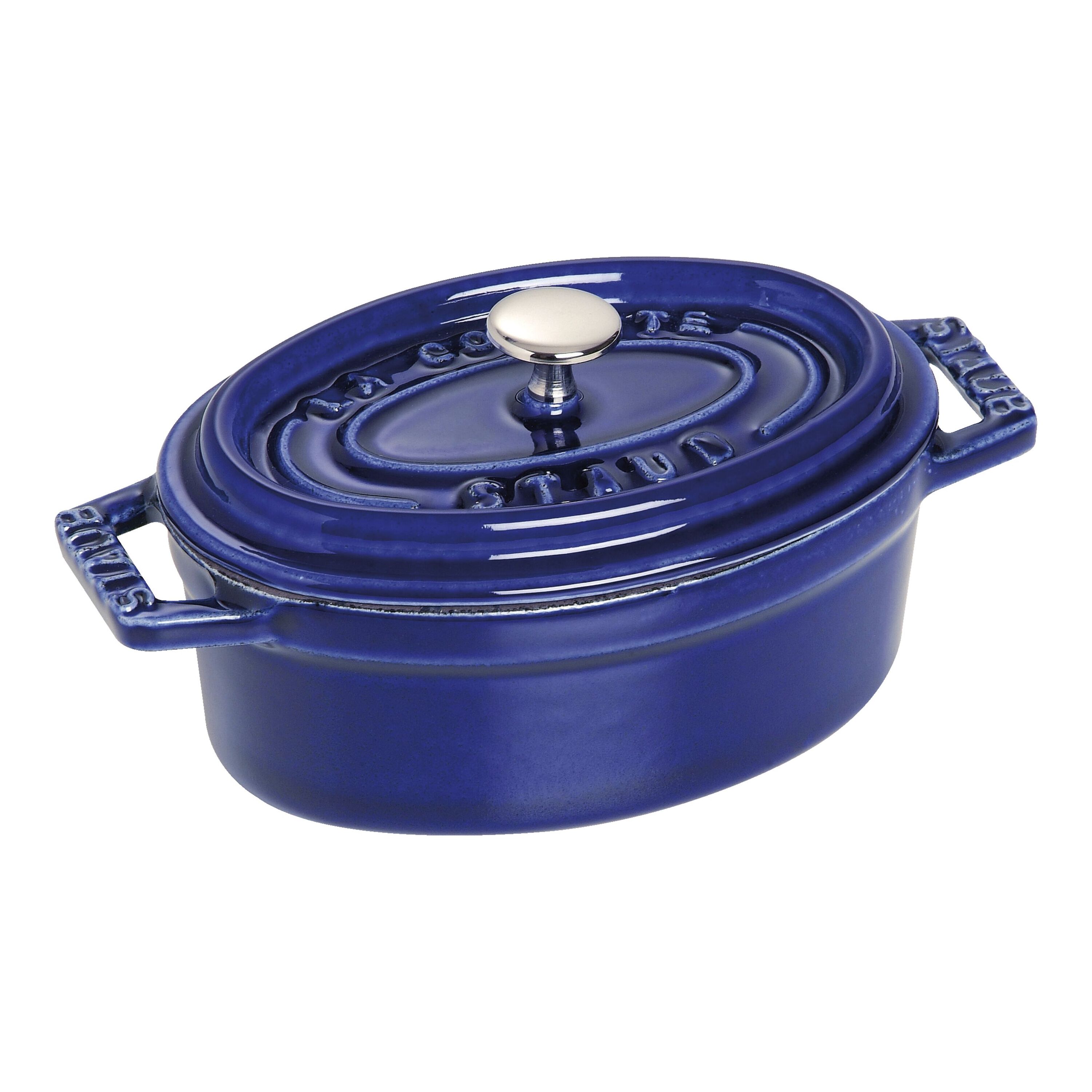 Staub La Cocotte 250 ml oval Mini Cocotte, darkblue Official