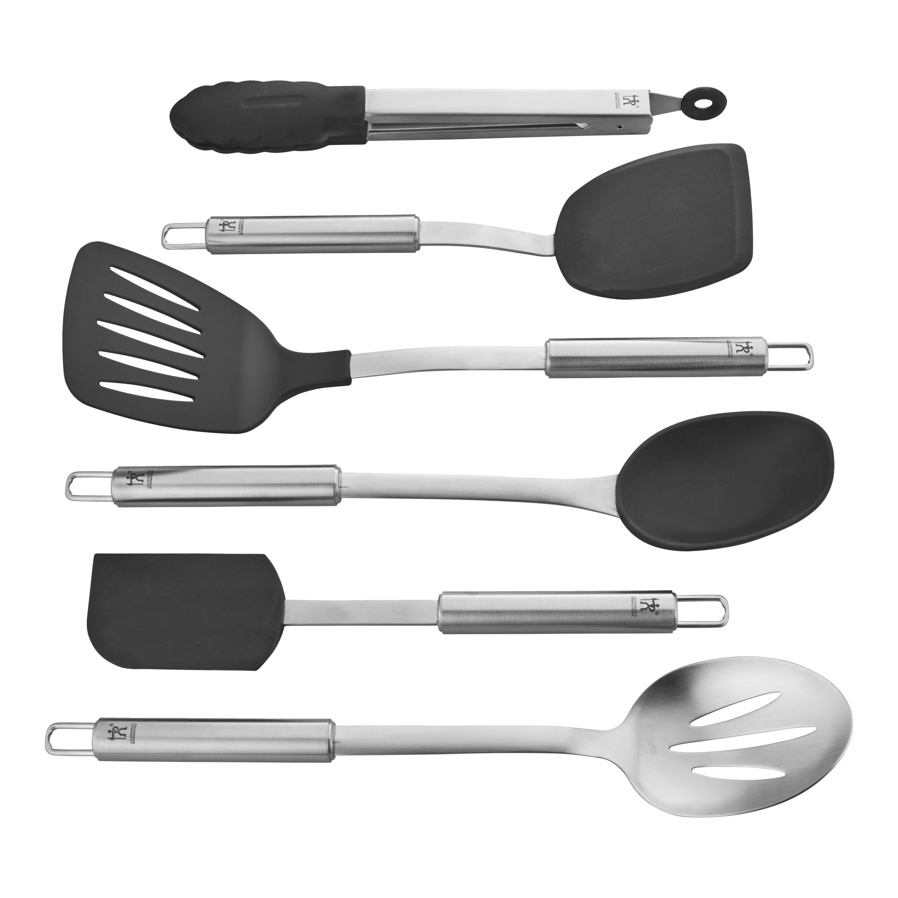 10 Silicone Cooking Utensils Set Kitchen Cutlery Non-stick Spatula Turner Gadget