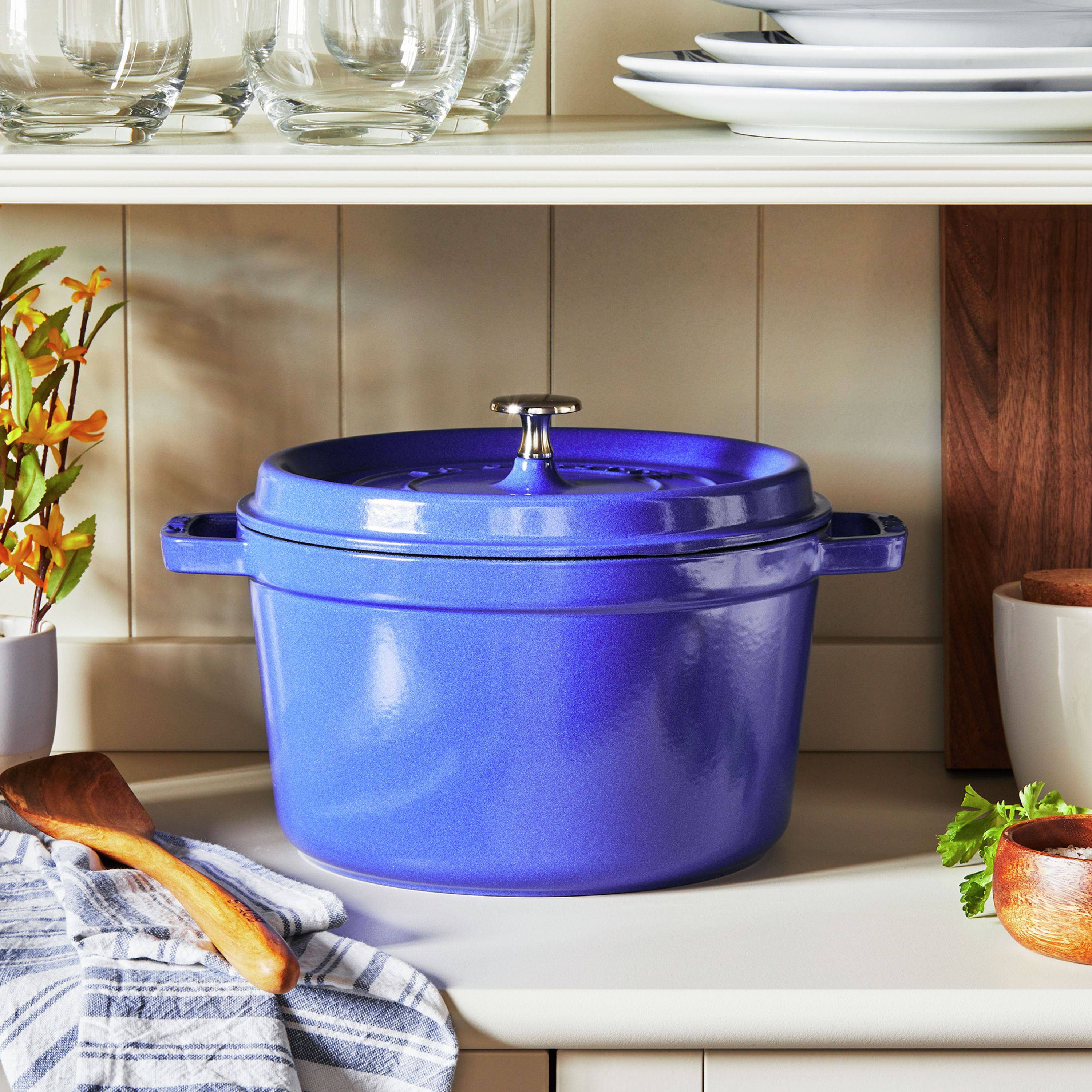 I finally got my hands on one of these and I'm thrilled! What should I make  first? This is the Staub 5 qt Tall Cocotte and it's my first Dutch Oven. 