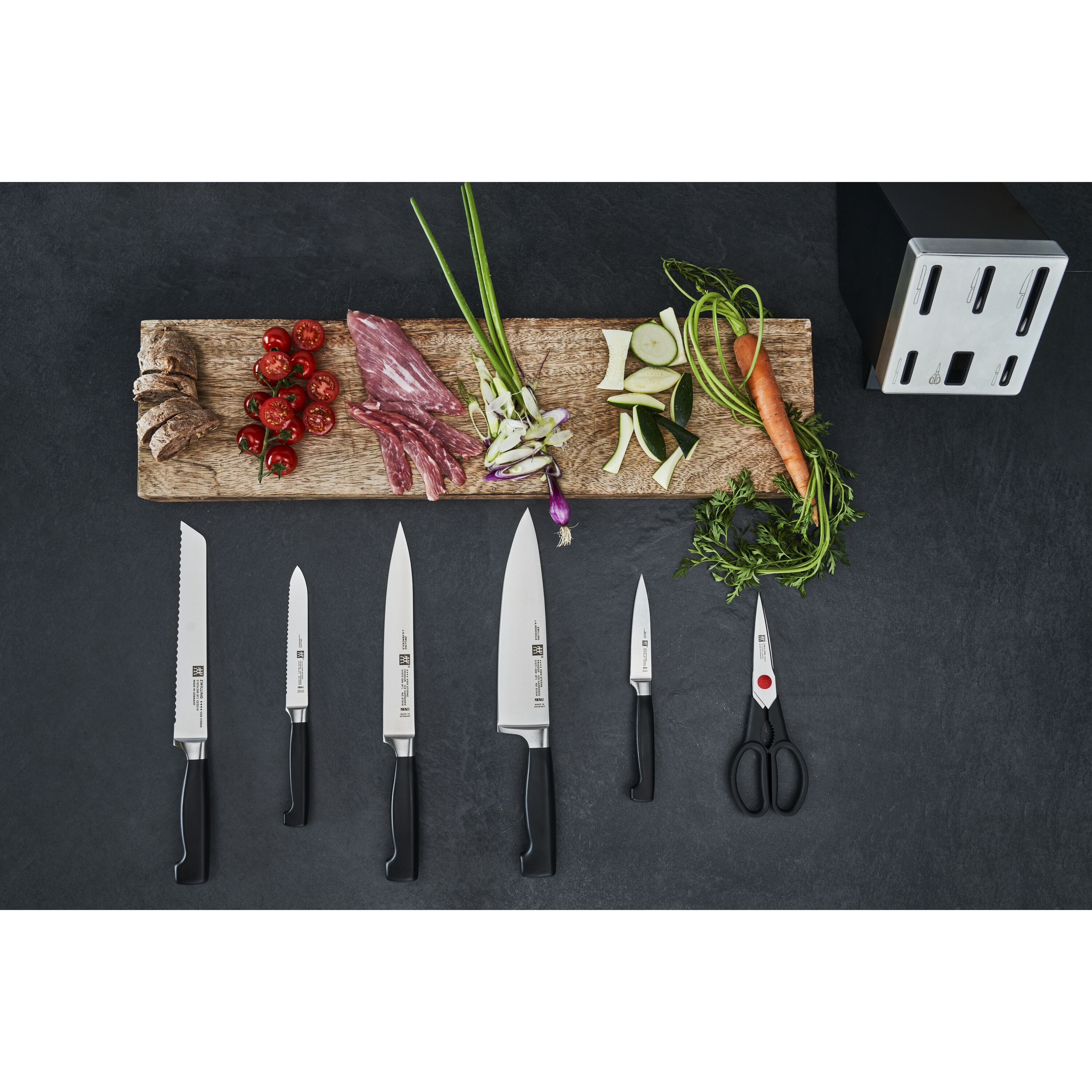 Buy ZWILLING FOUR STAR Knife block set with KiS technology