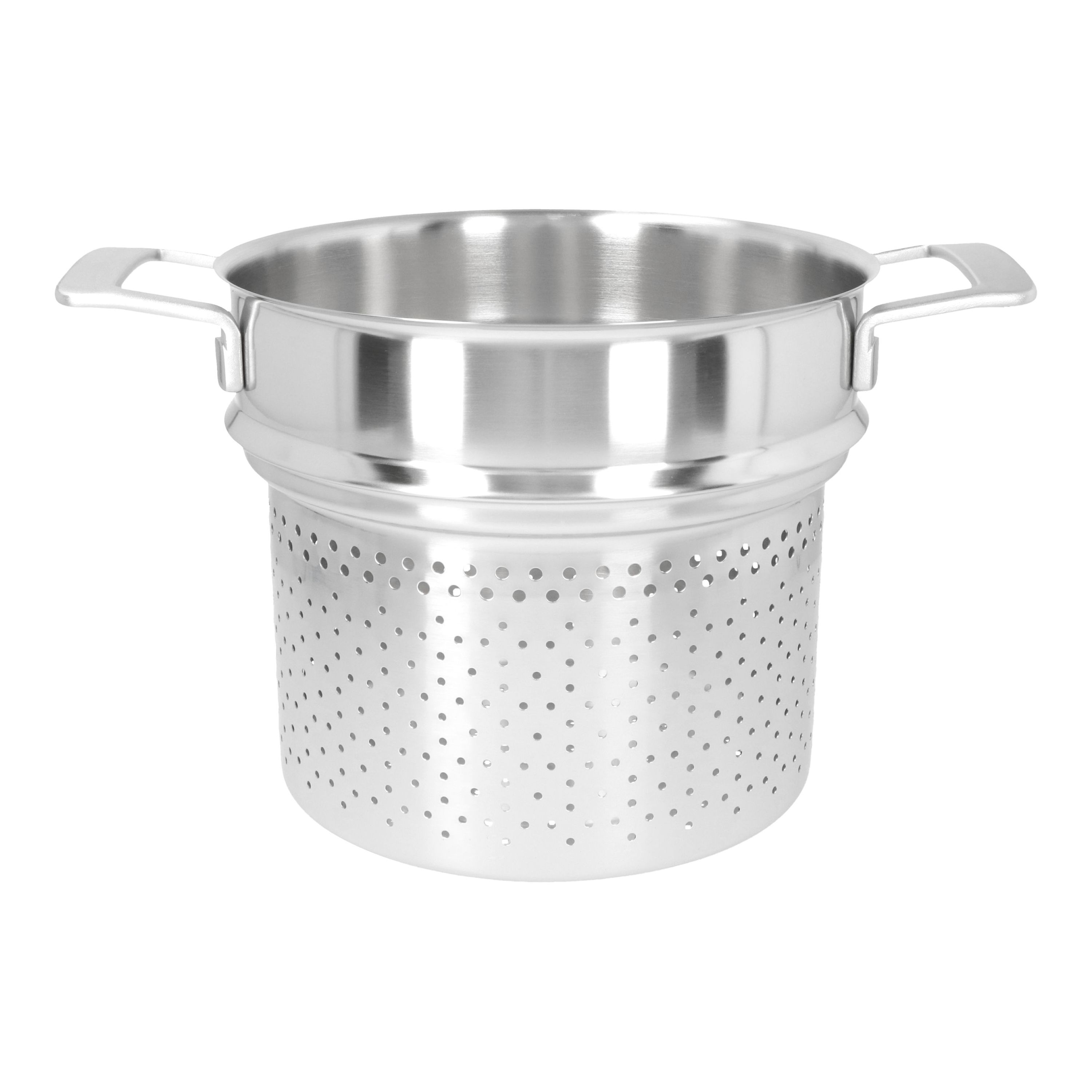 3/4/5 Stainless Steel Pasta Cooker Pot,Stainless Steel Pasta Pot and Insert  Strainer Basket Cookware for Home Kitchen Restaurant Commercial Cooking
