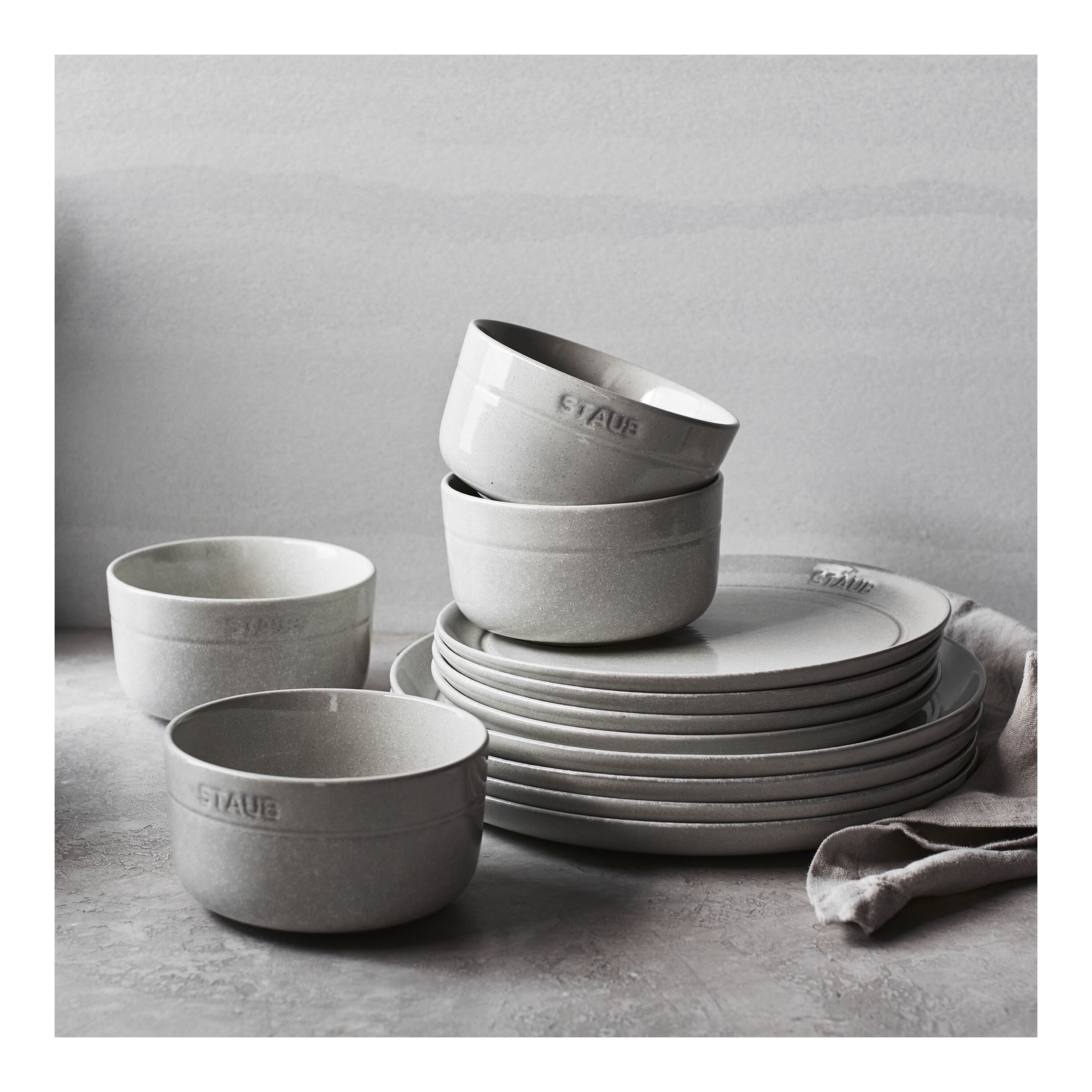 Staub Dining Line 12-pc, Dinnerware Set