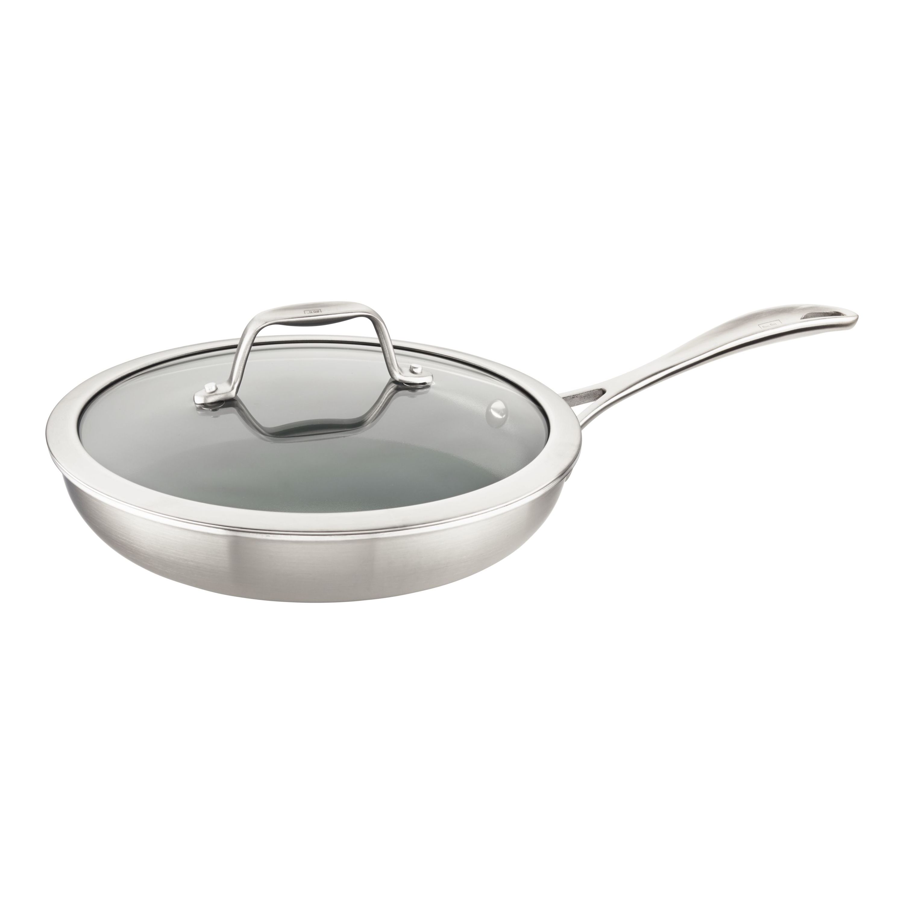 Sonoma Stainless Steel Sauce Pan with Strainer Glass Lid