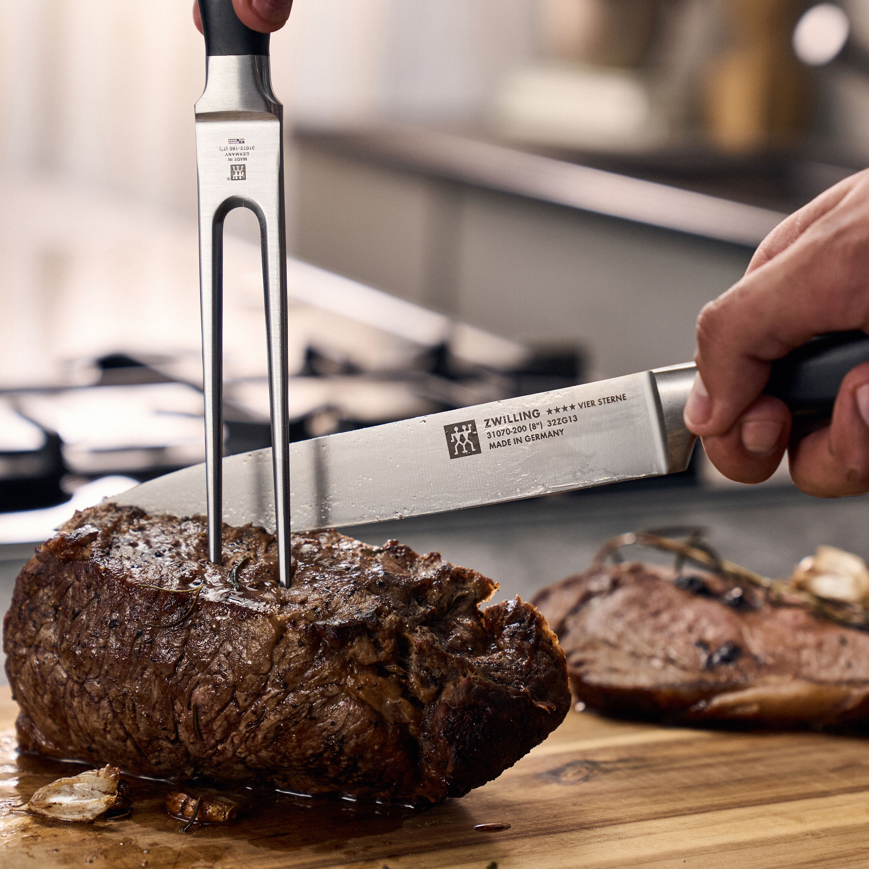 Five Star Edition ZWILLINGカービングナイフとフォーク Five Star