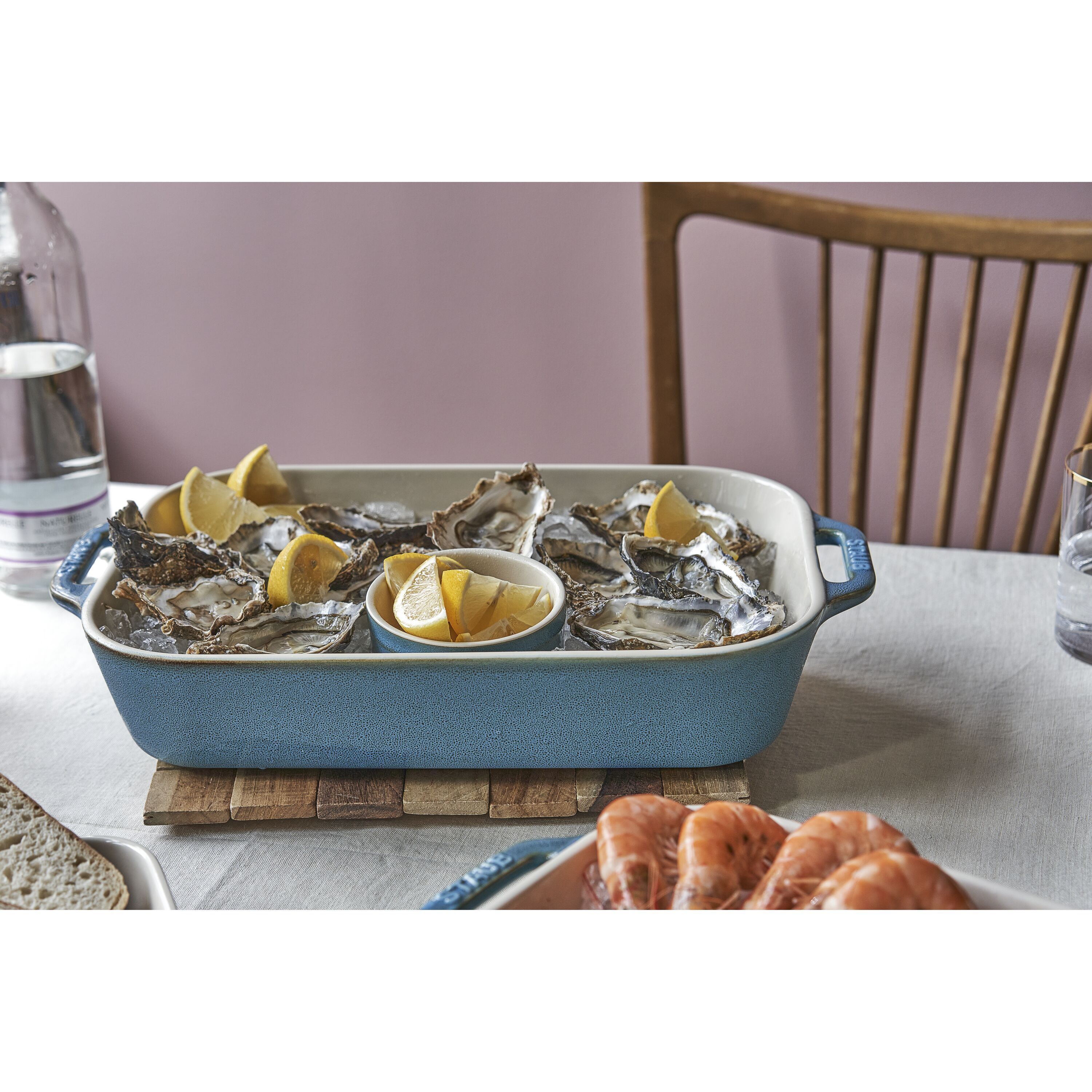 Staub Ceramic 13-inch x 9-inch Rectangular Baking Dish - Rustic Turquoise,  13 x 9 - Foods Co.