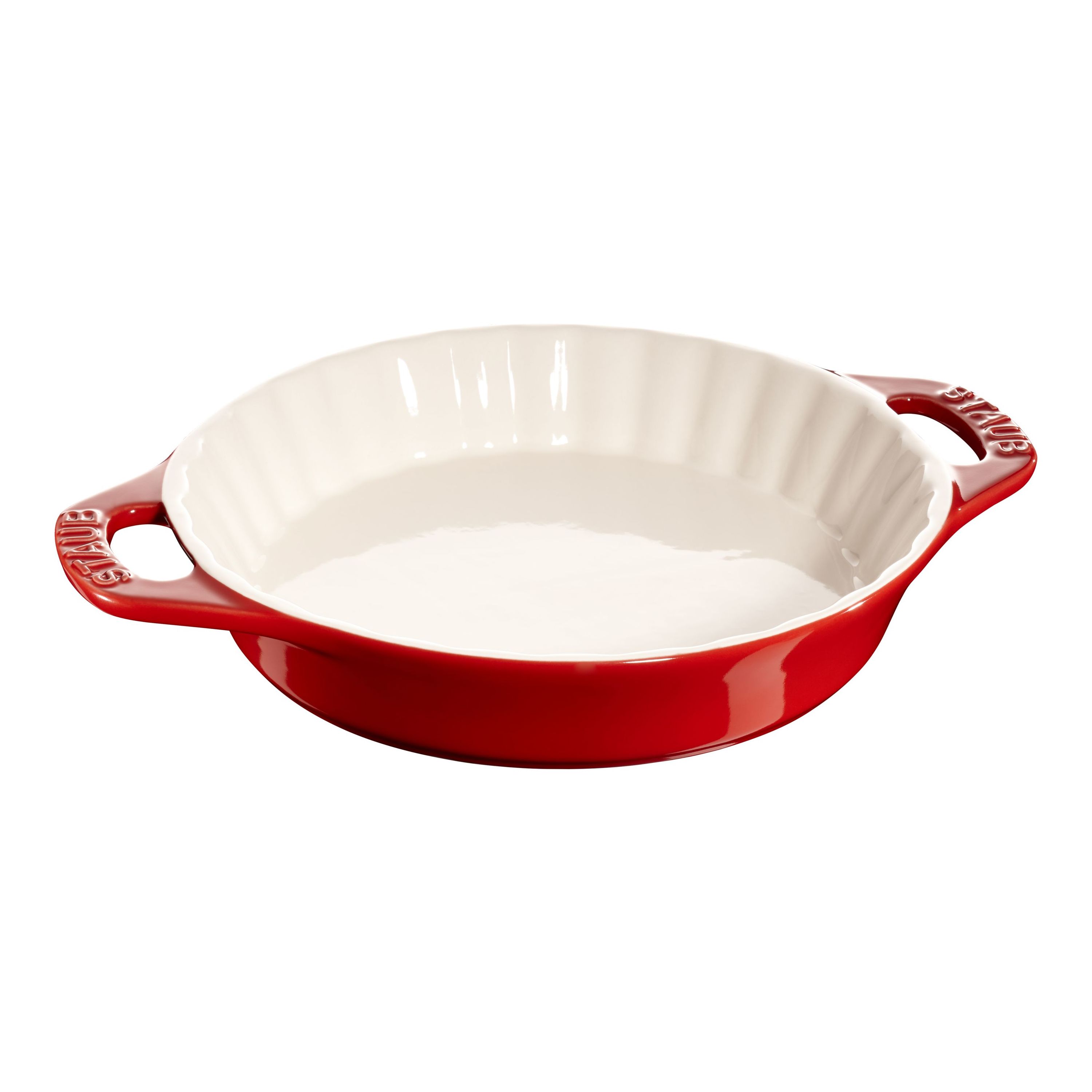  Le Creuset Stoneware Pie Dish, 9, Cerise: Le Creuset Pie Dish:  Home & Kitchen
