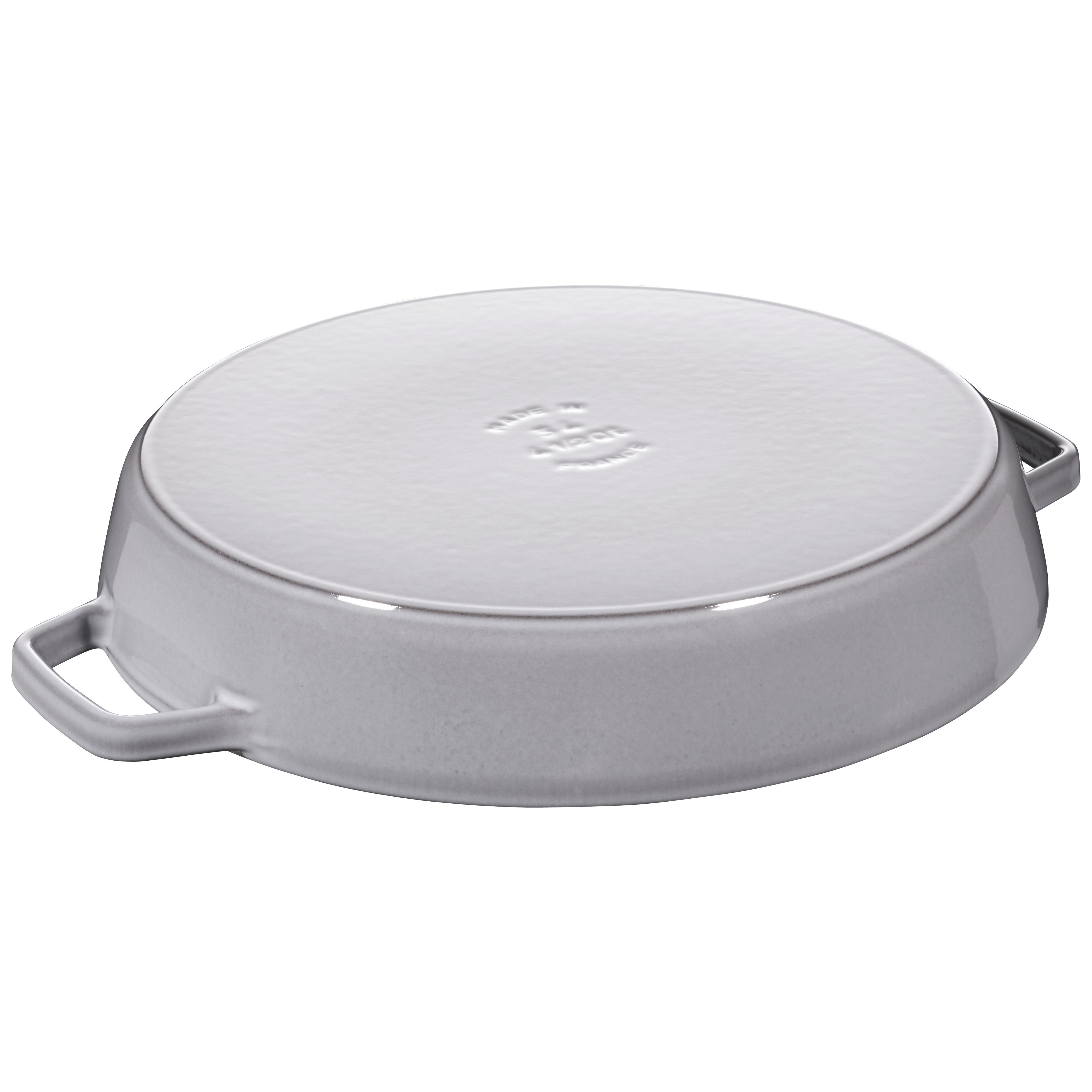 Staub Cast Iron - Fry Pans/ Skillets 18.25 inch x 9.5-inch, Double Burner  Griddle / Plancha
