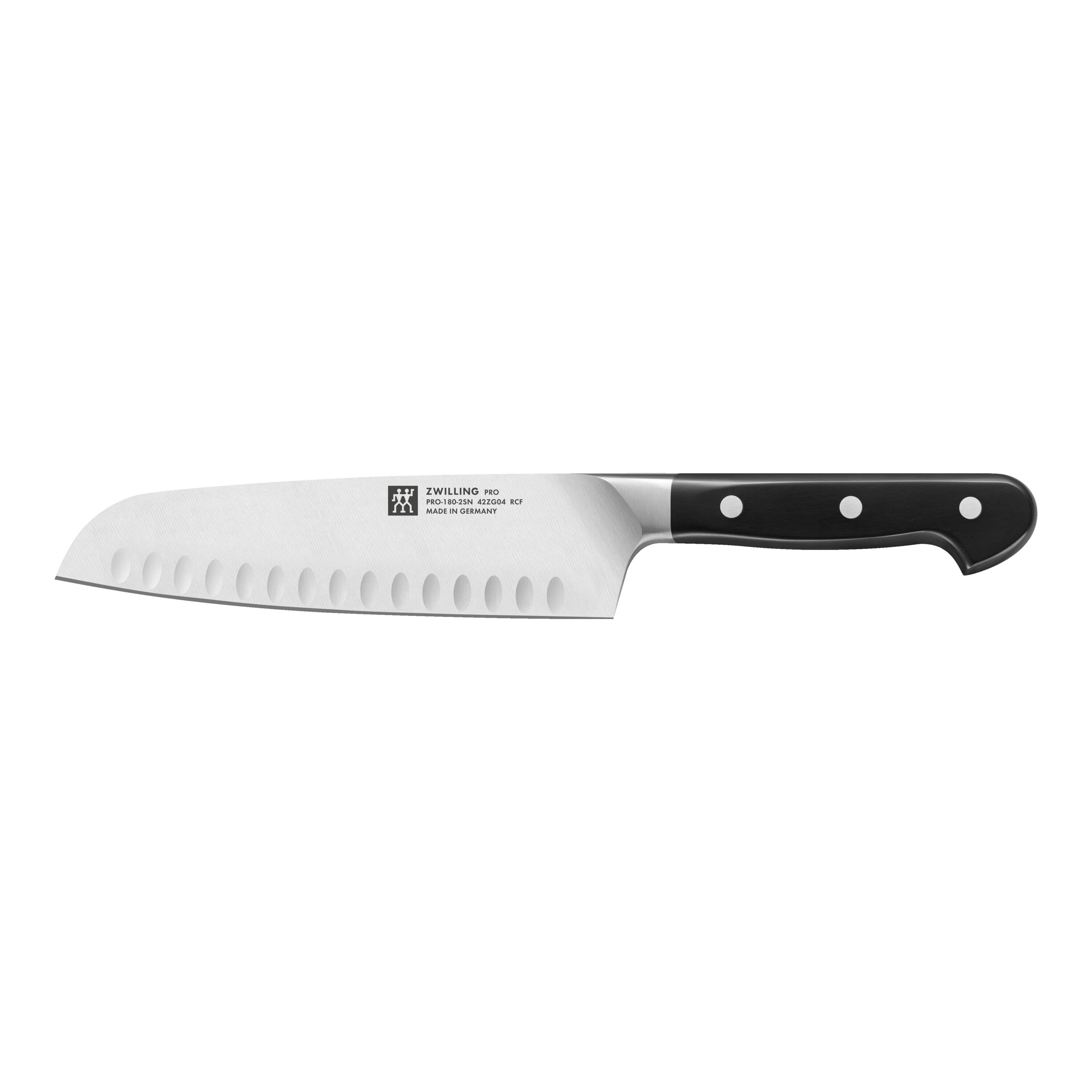 ZWILLING Pro 7-inch, Hollow Edge Santoku Knife