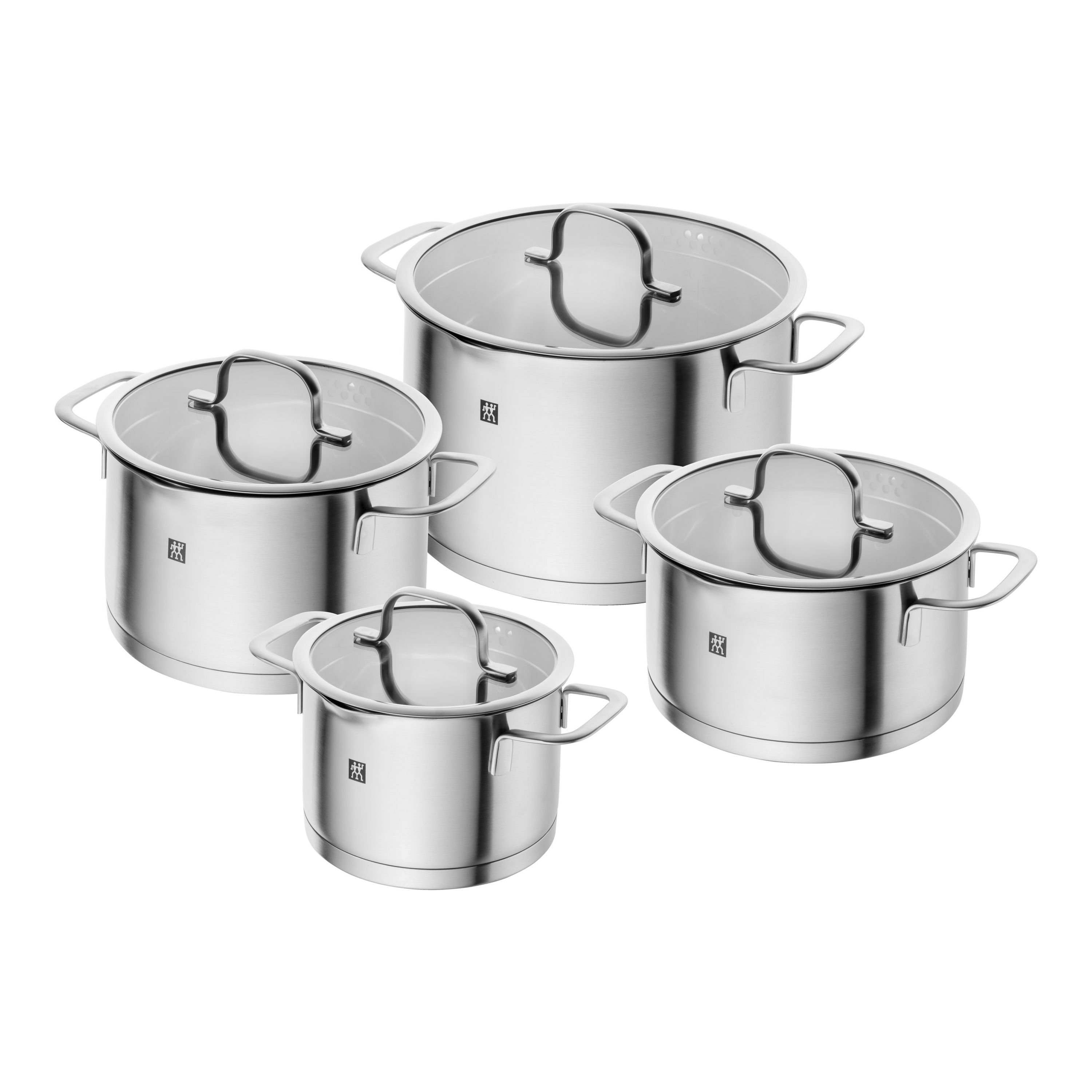 ZWILLING Base Cookware Set Silver Stainless Steel 4-Piece