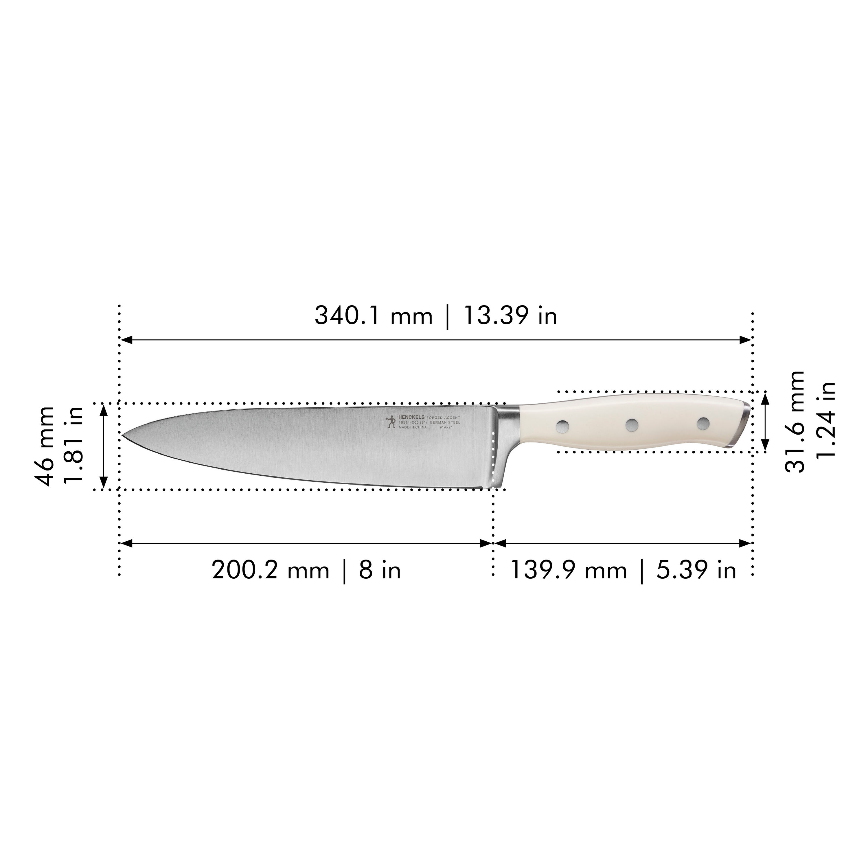 Henckels Forged Synergy 8-inch Chef's Knife, 8-inch - QFC