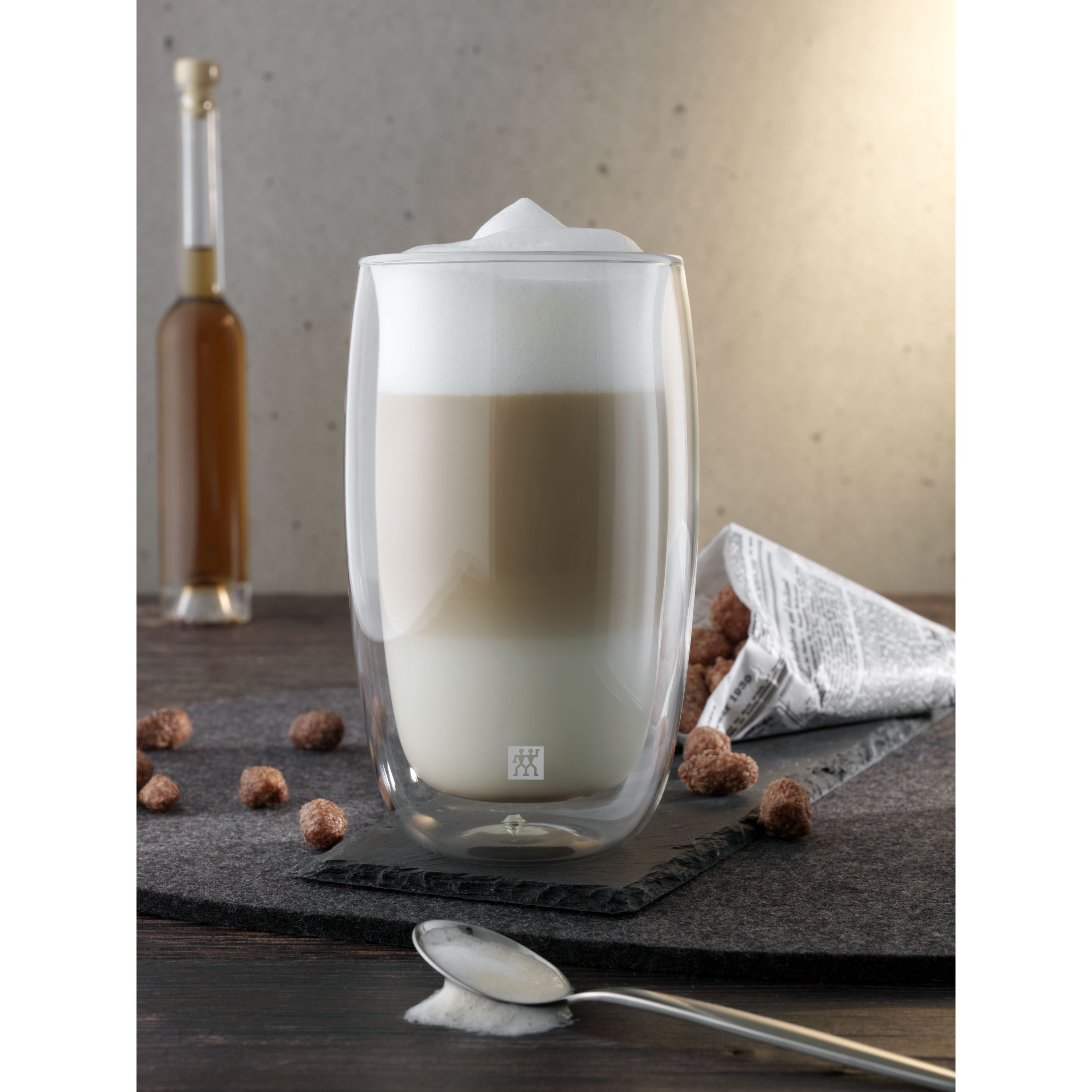  Horwood JDG35 275 ml Latte Glass, Set of 2 : Home & Kitchen