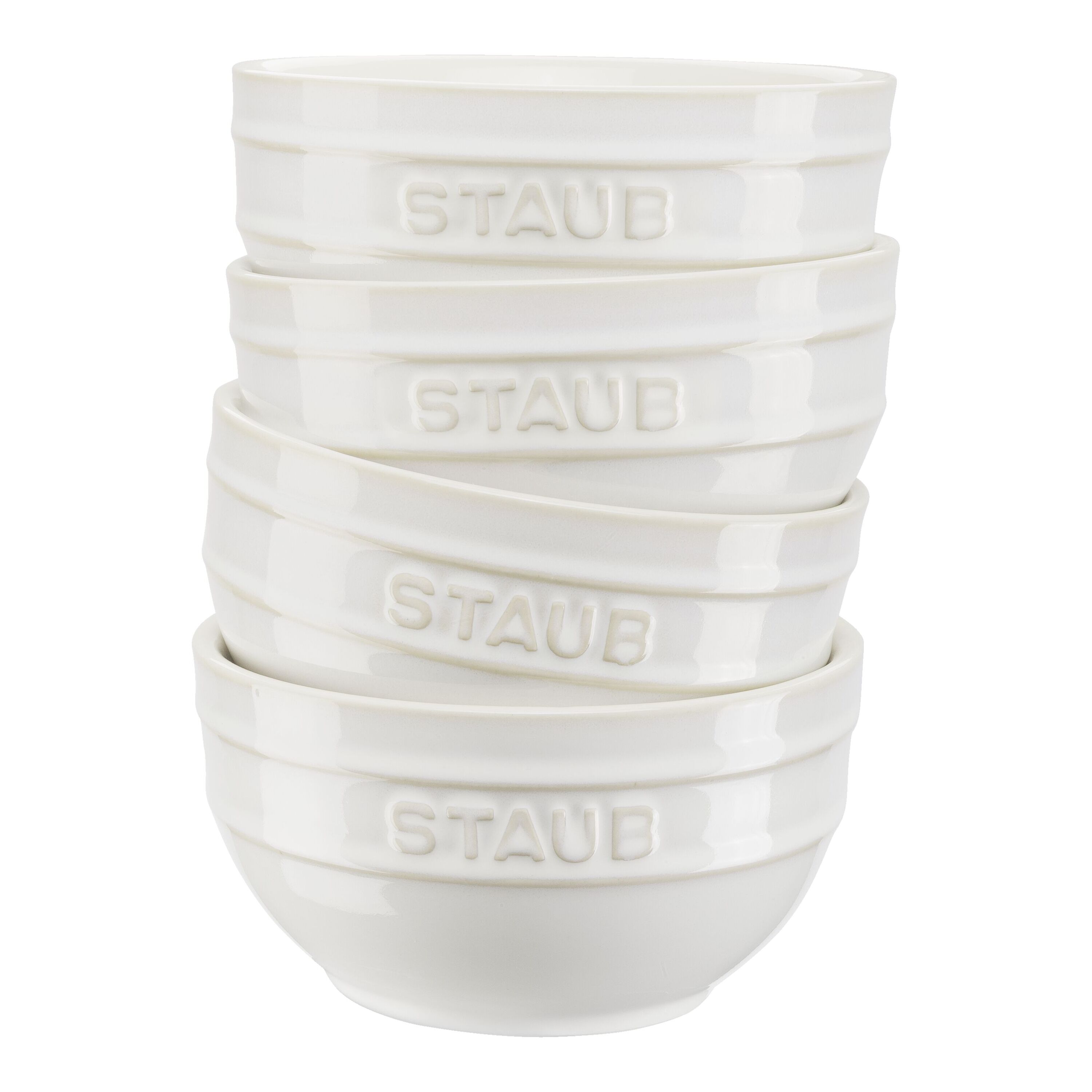 Lot De 6 Bols En Céramique "Callie" 70cl Taupe