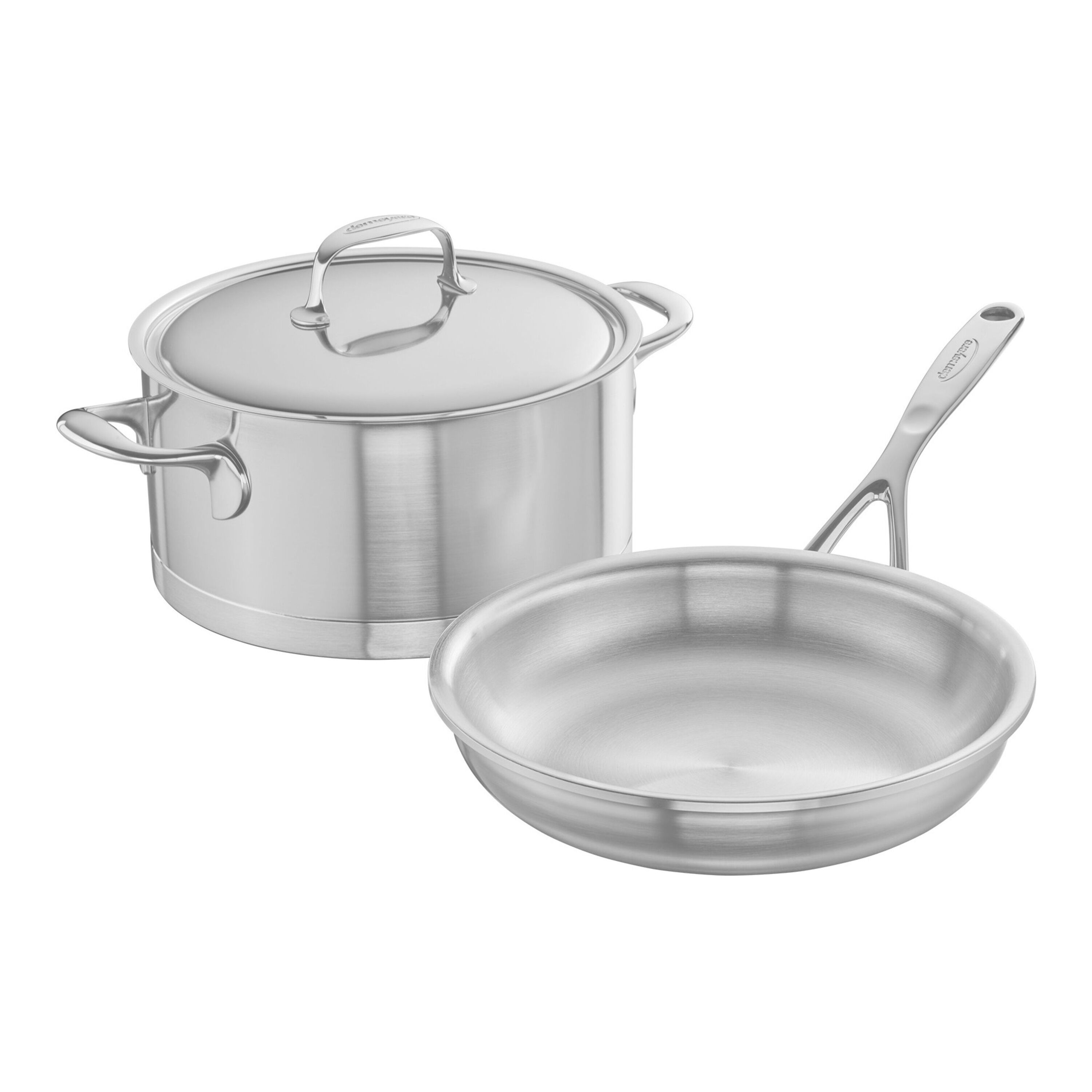 Demeyere Commercial-Quality 5-Ply Stainless Steel Cookware Set, 9-Piece