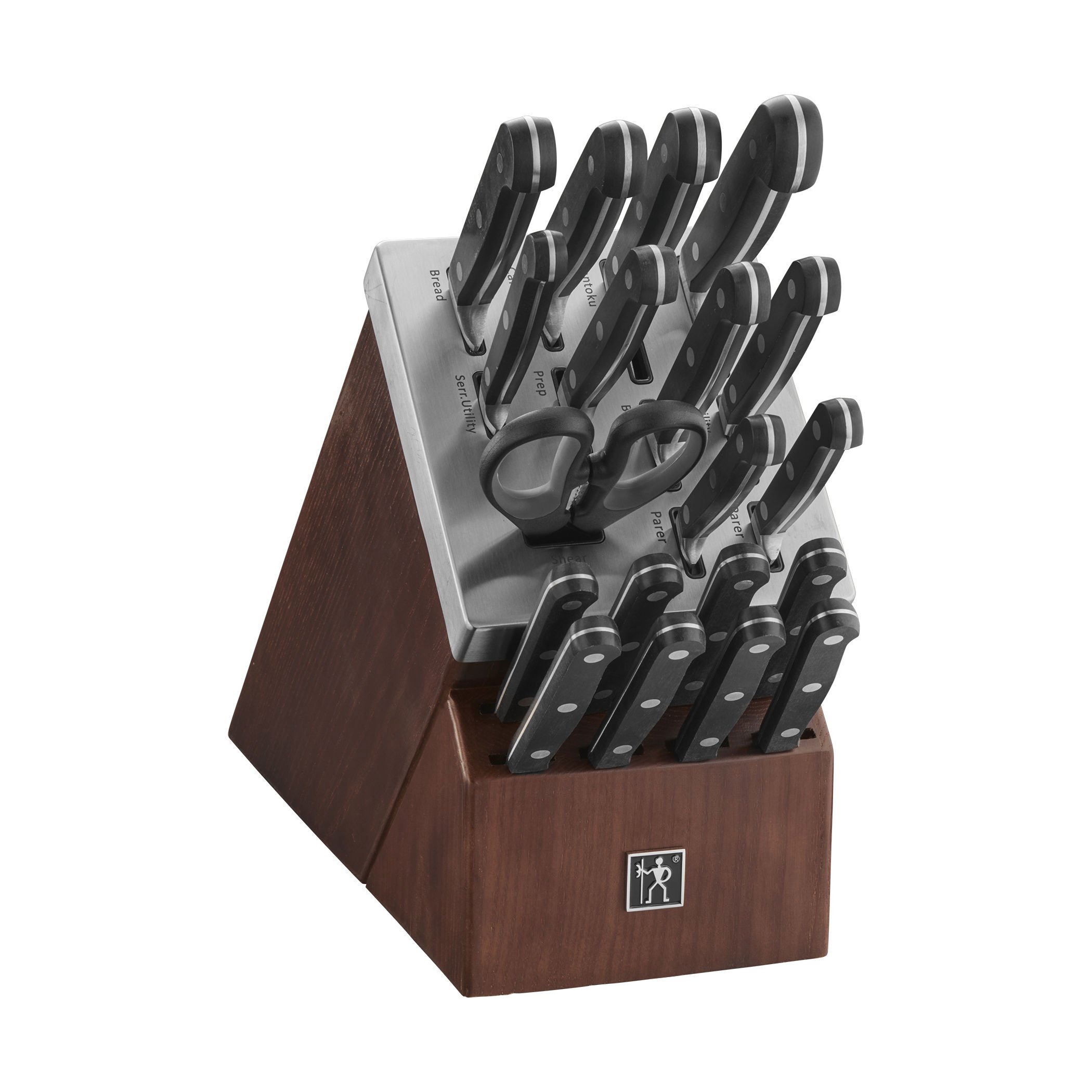 Chicago Cutlery Essentials Parer, Serrated Utility & Chef Knives - 3 knives