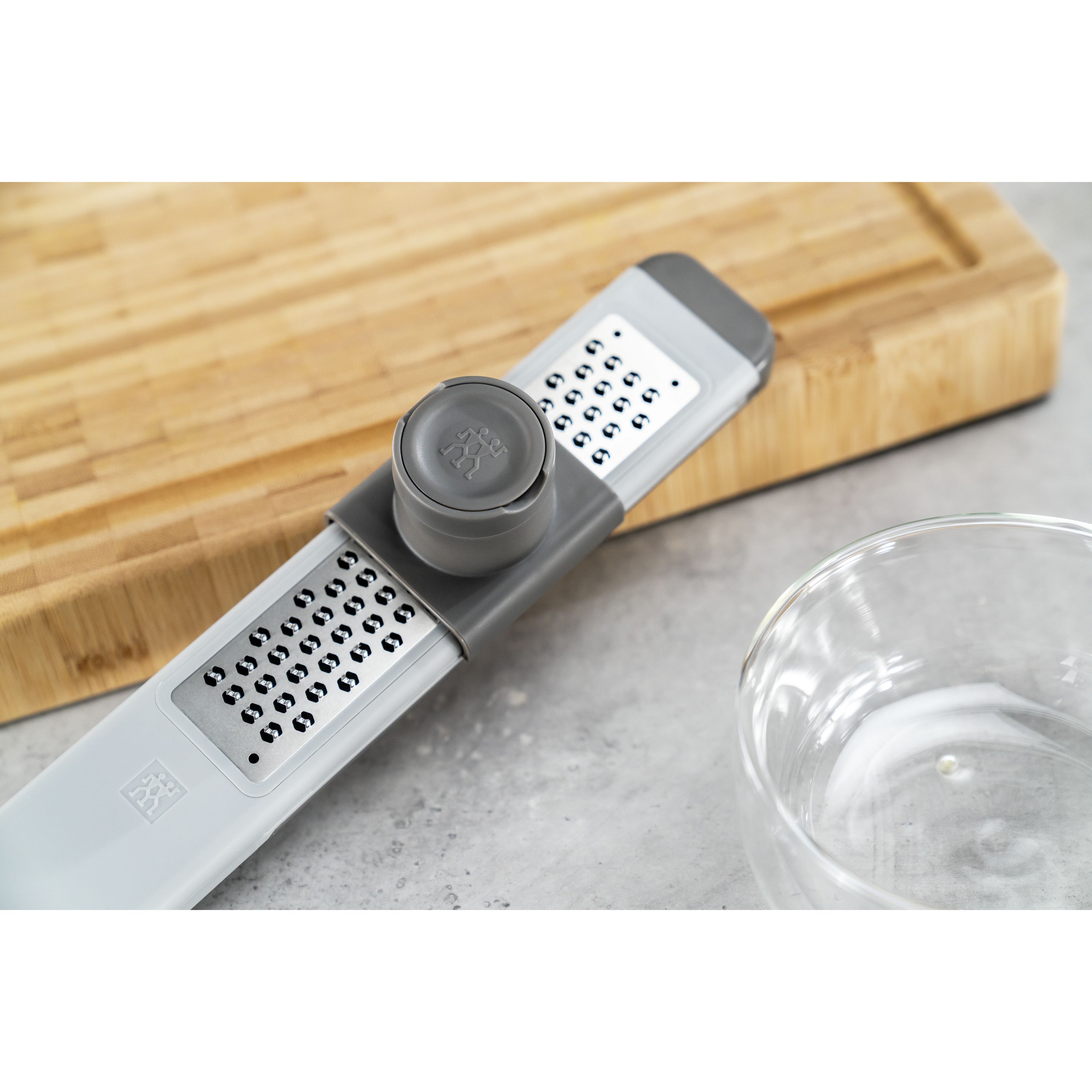 Large Cut Grater with Nonslip Grip - Elements Collection
