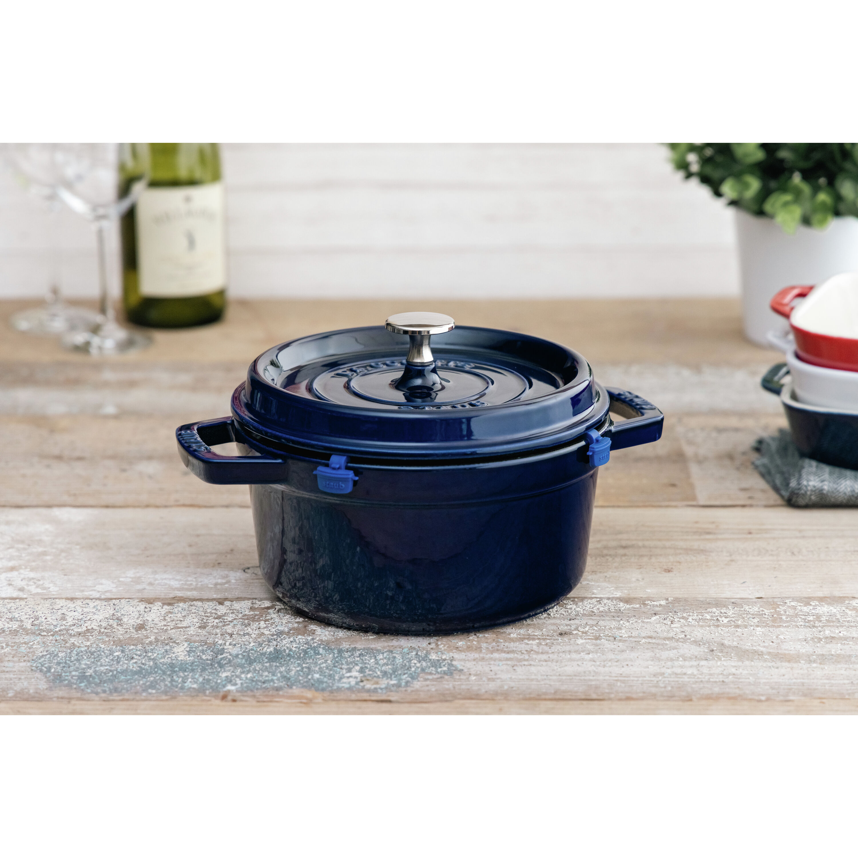 ストウブ エッジプロテクター, プラスチック | 3-個 | ブルー