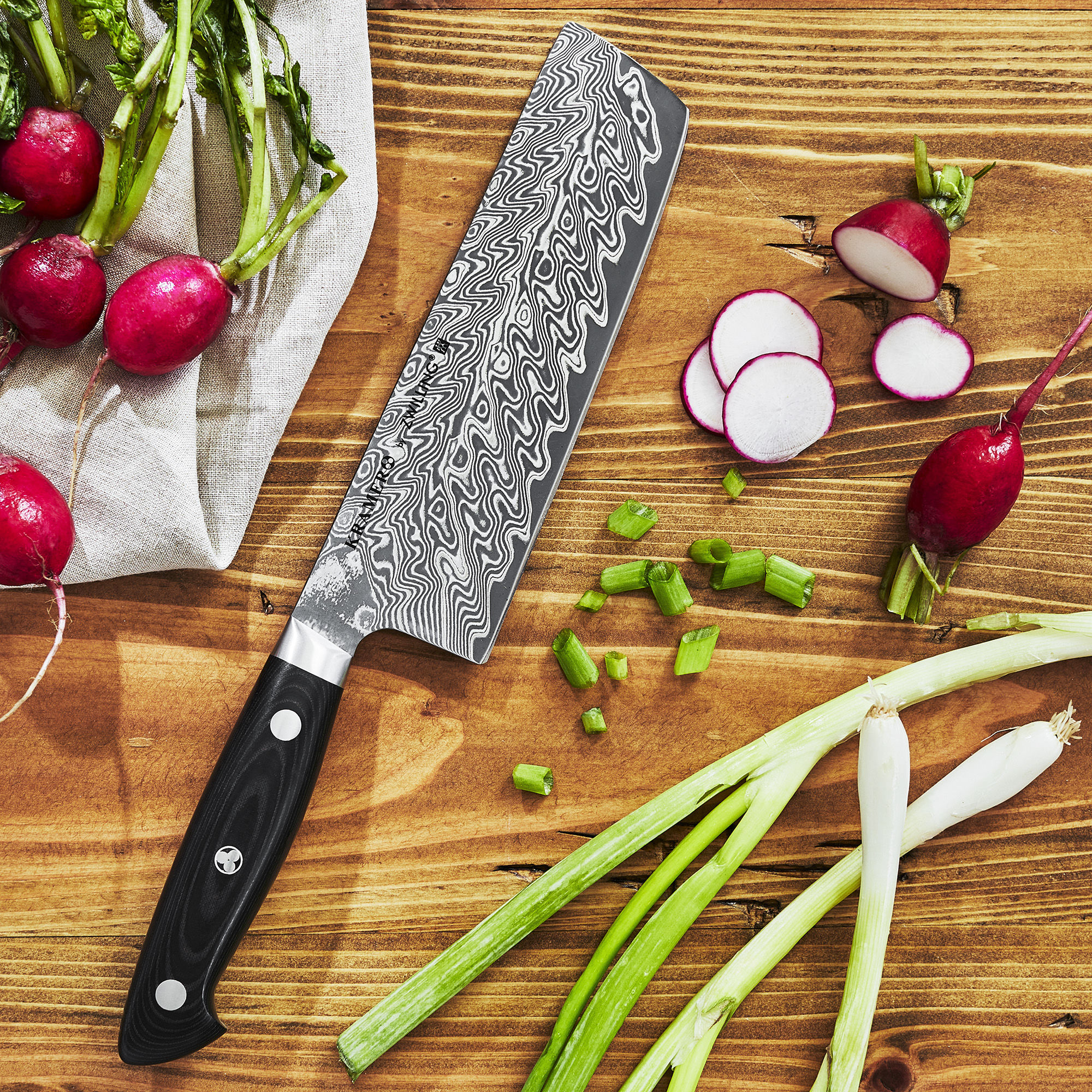 Kramer by Zwilling Stainless Damascus Chef's & Paring Knife Set
