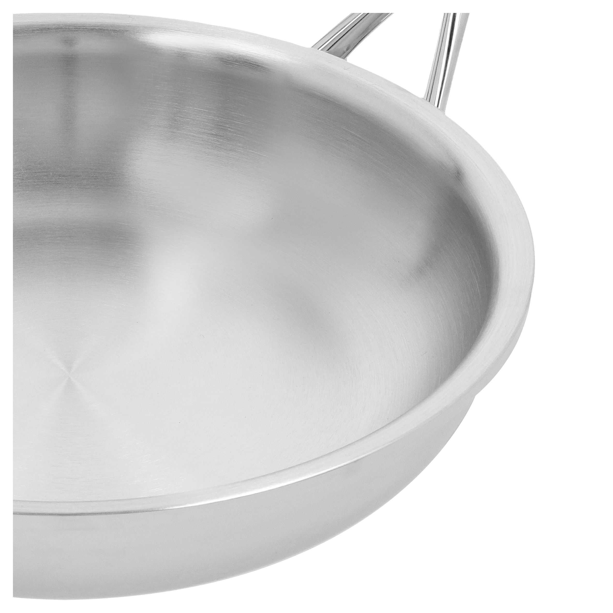Demeyere Atlantis Proline 12.6 Stainless Steel Fry Pan with Helper Handle