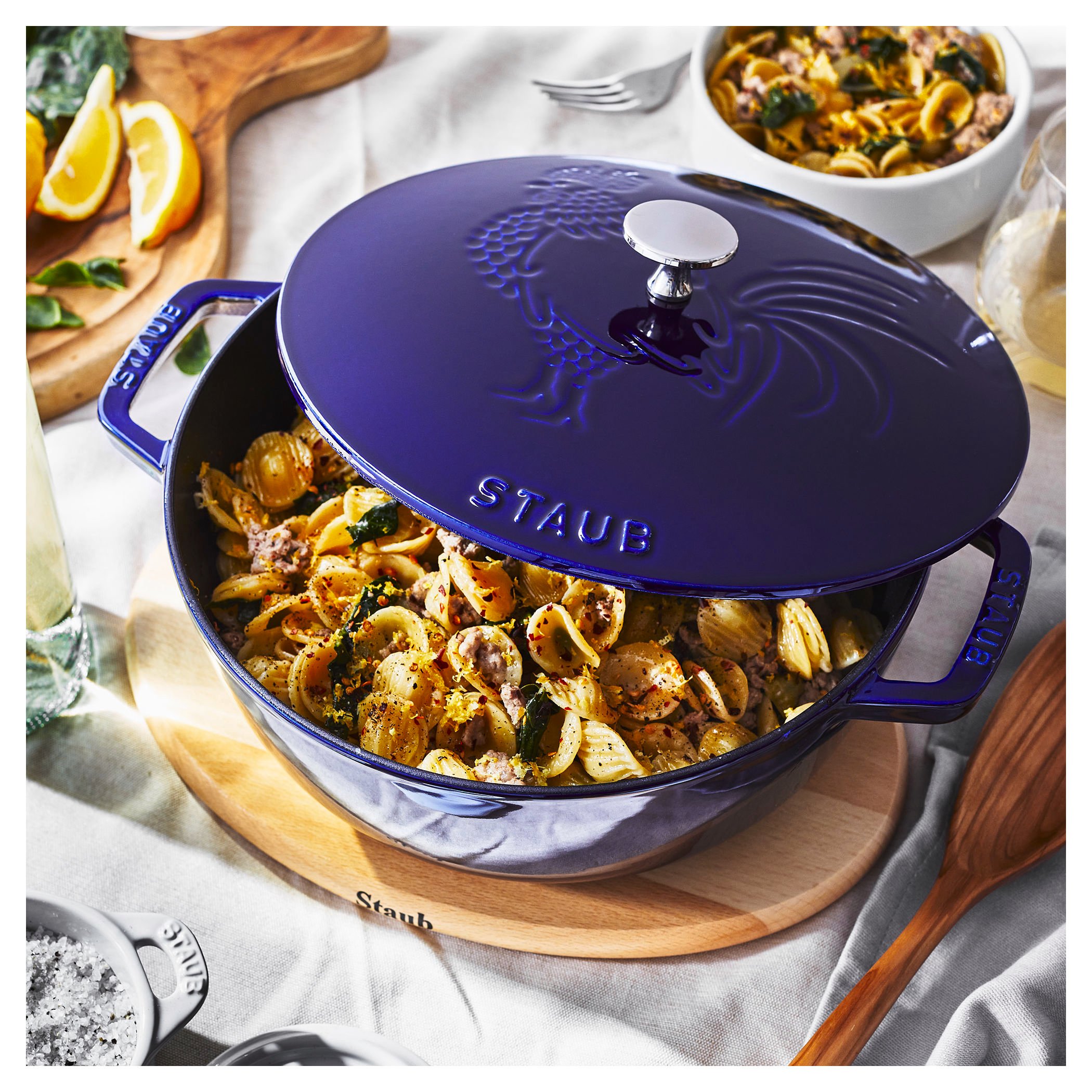 Staub Essential French Oven, 5 qt., Exclusive Color: French Blue