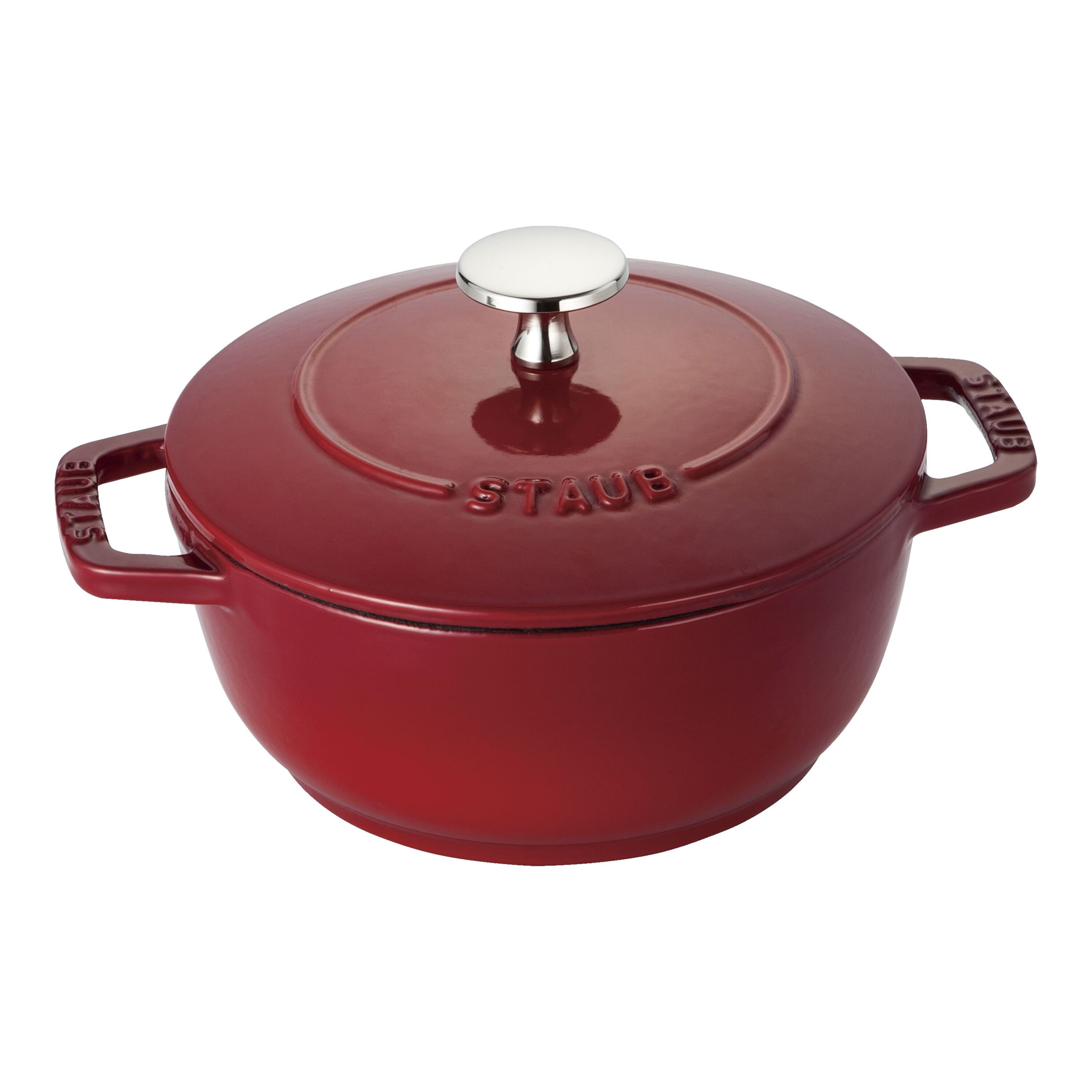 French Vintage Nomar staub Red Enamel Cast Iron Dutch Oven. Casserole. Fait  Tout. French Country Kitchen 