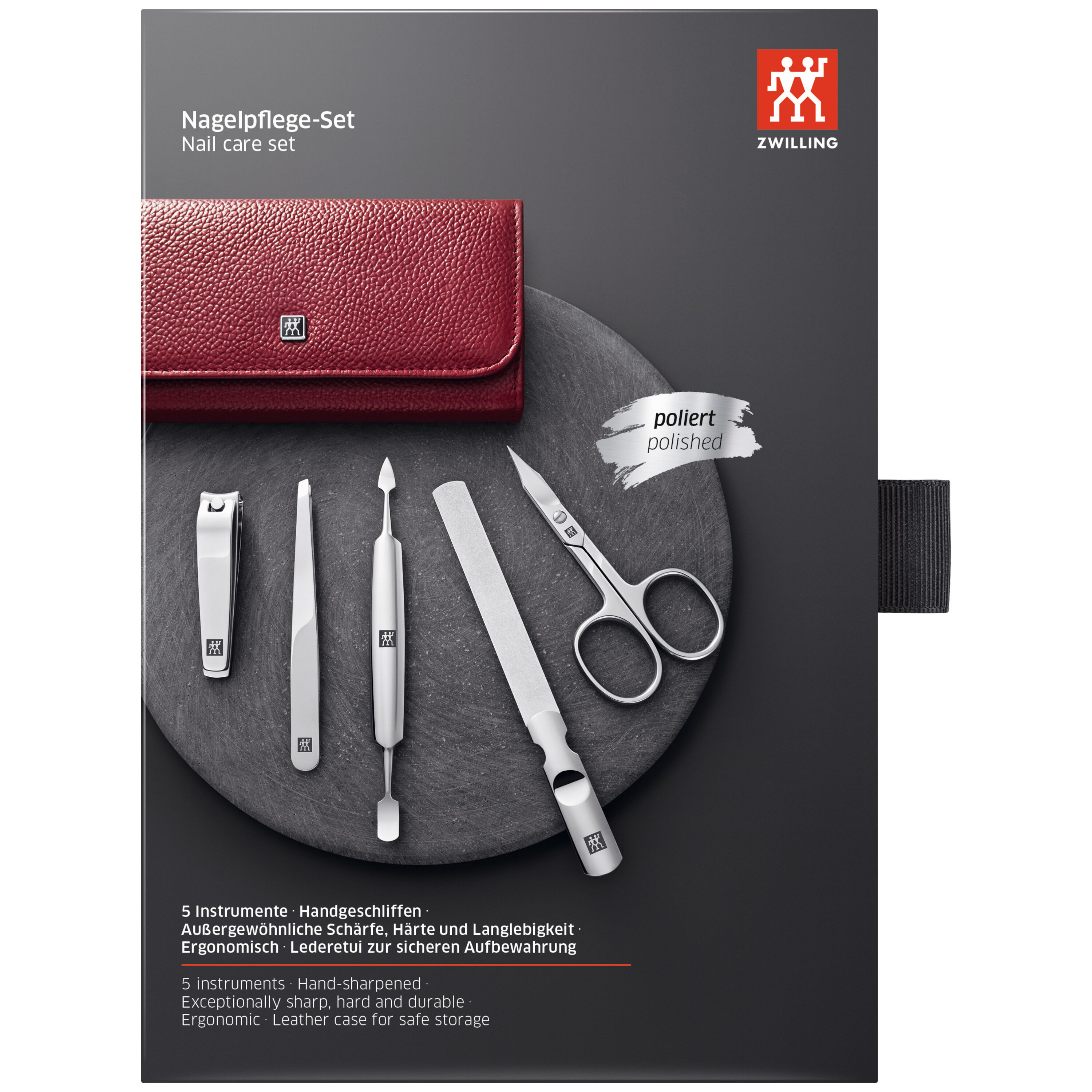 【希少】ZWILLING 最上位ライン Twinoxネイルケアセット 赤レザー Buy ZWILLING CLASSIC Snap fastener case | ZWILLING.COM