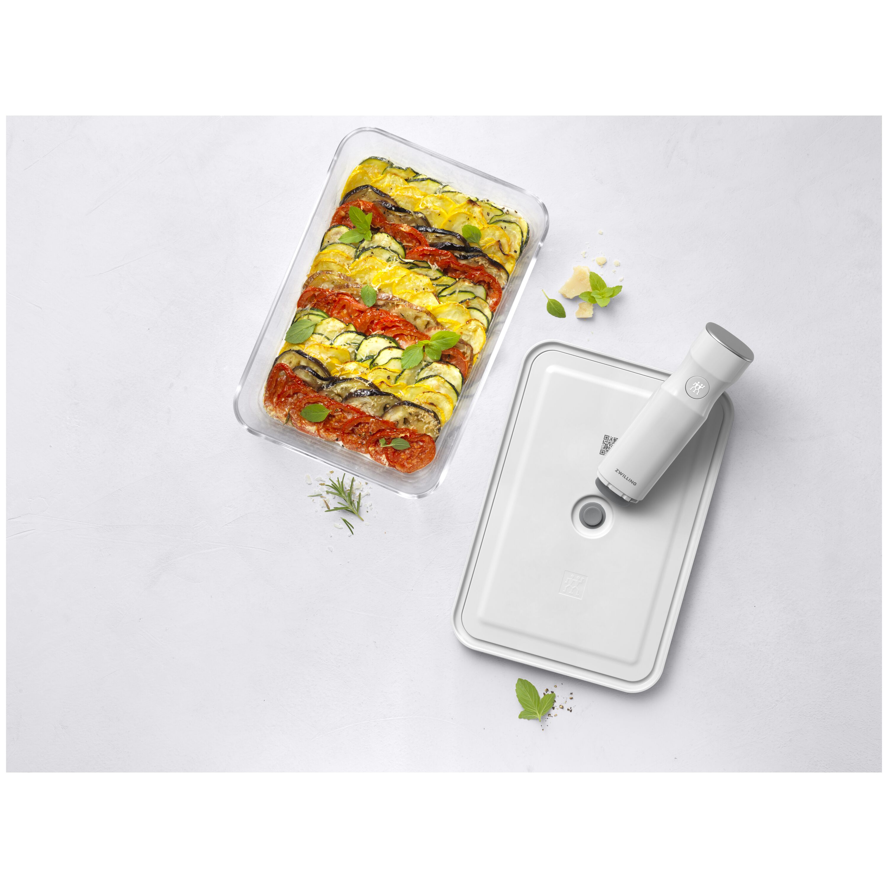 Buy ZWILLING Fresh & Save Vacuum Gratin Dish, Glass, Grey