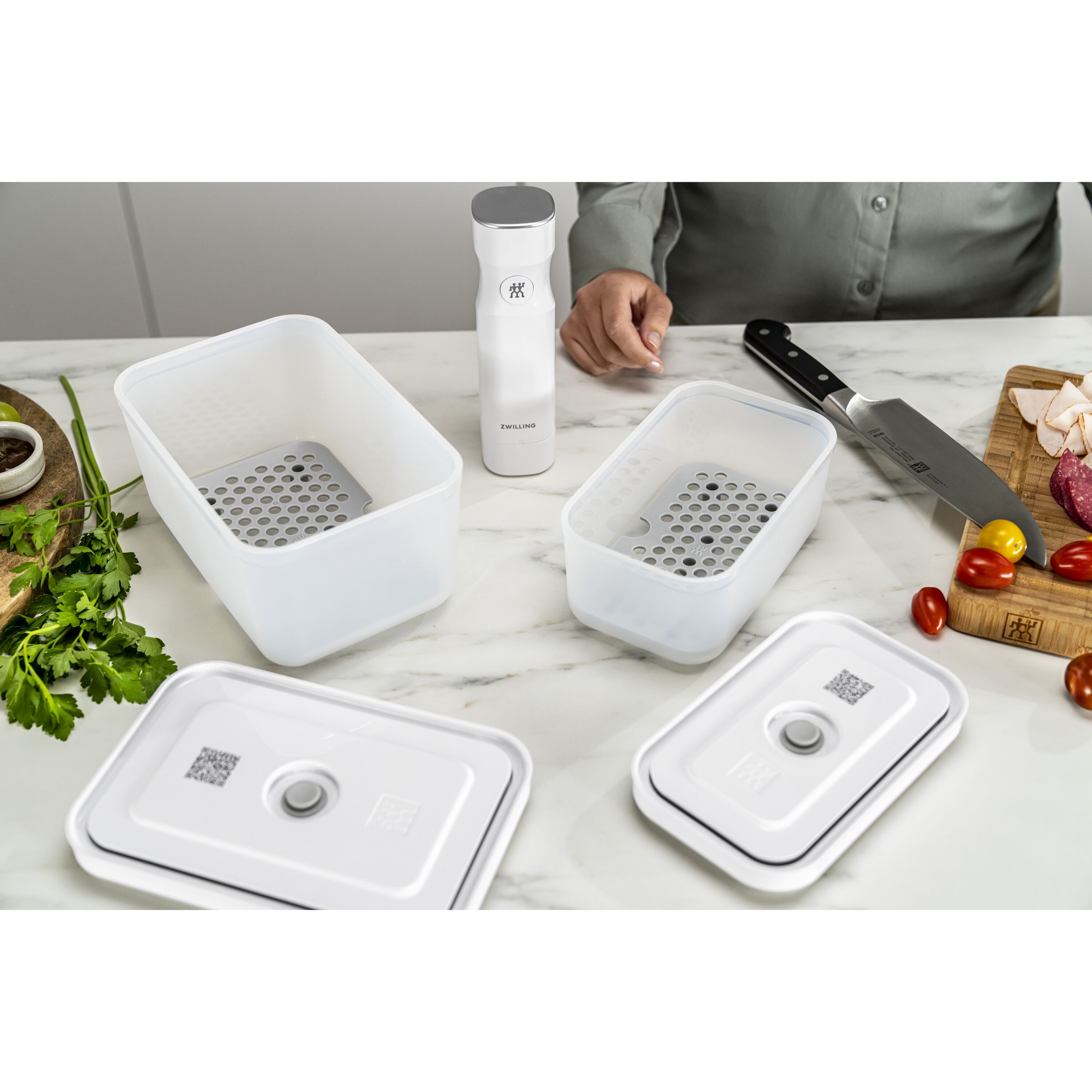 ツヴィリング Fresh & Save 真空保存アクセサリーセット プラスチック