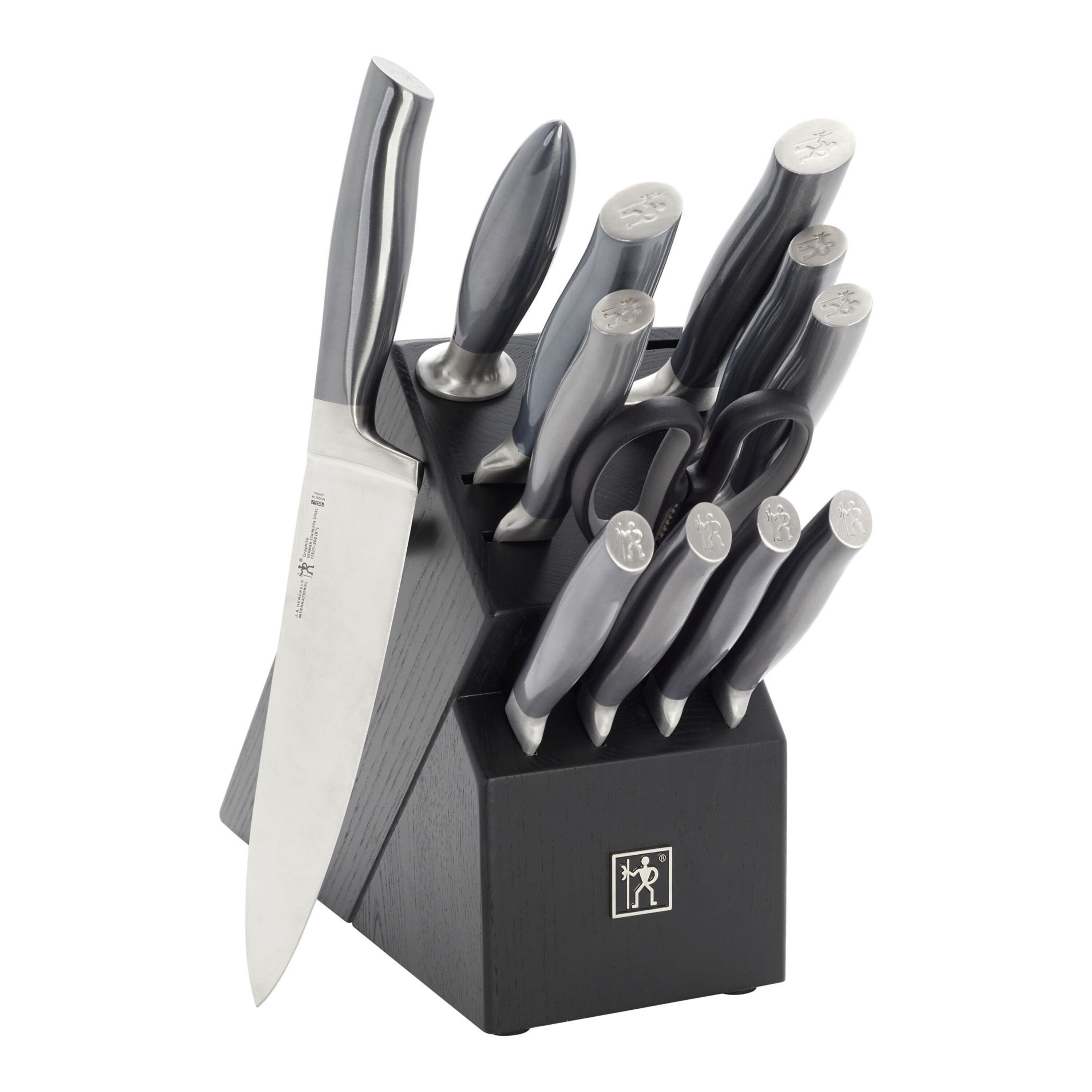 J.A. Henckels International Graphite 18-pc. Knife Block Set