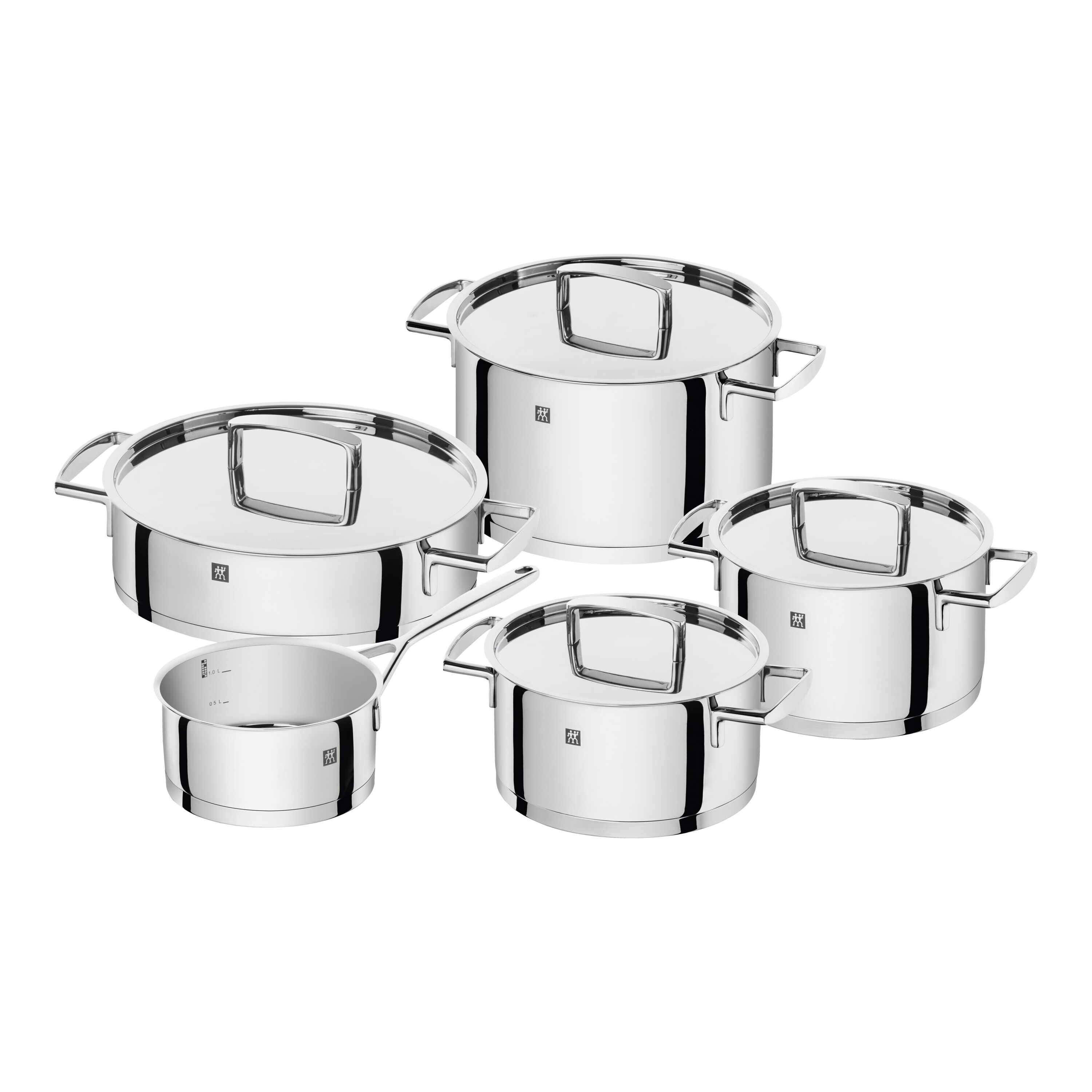 ZWILLING Passion Batería de cocina 5-pzs, 18/10 Acero inoxidable