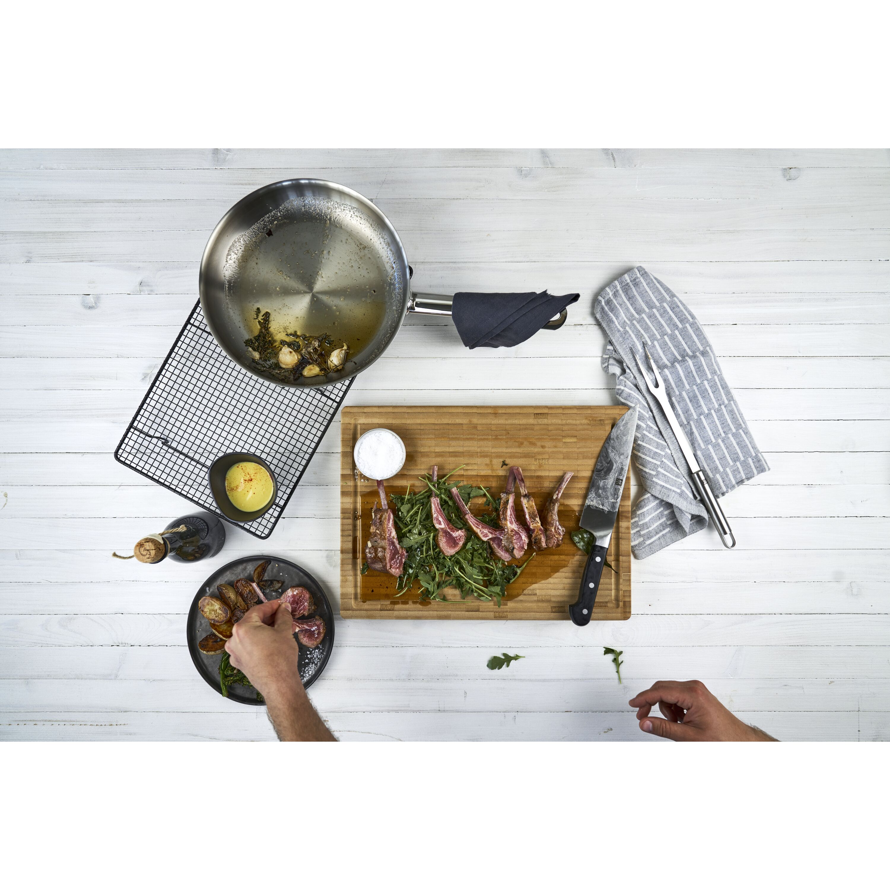 Planche à Découper En Bambou ZWILLING - 36x25.5cm | Écologique Et Anti-Rayures Pour Cuisine