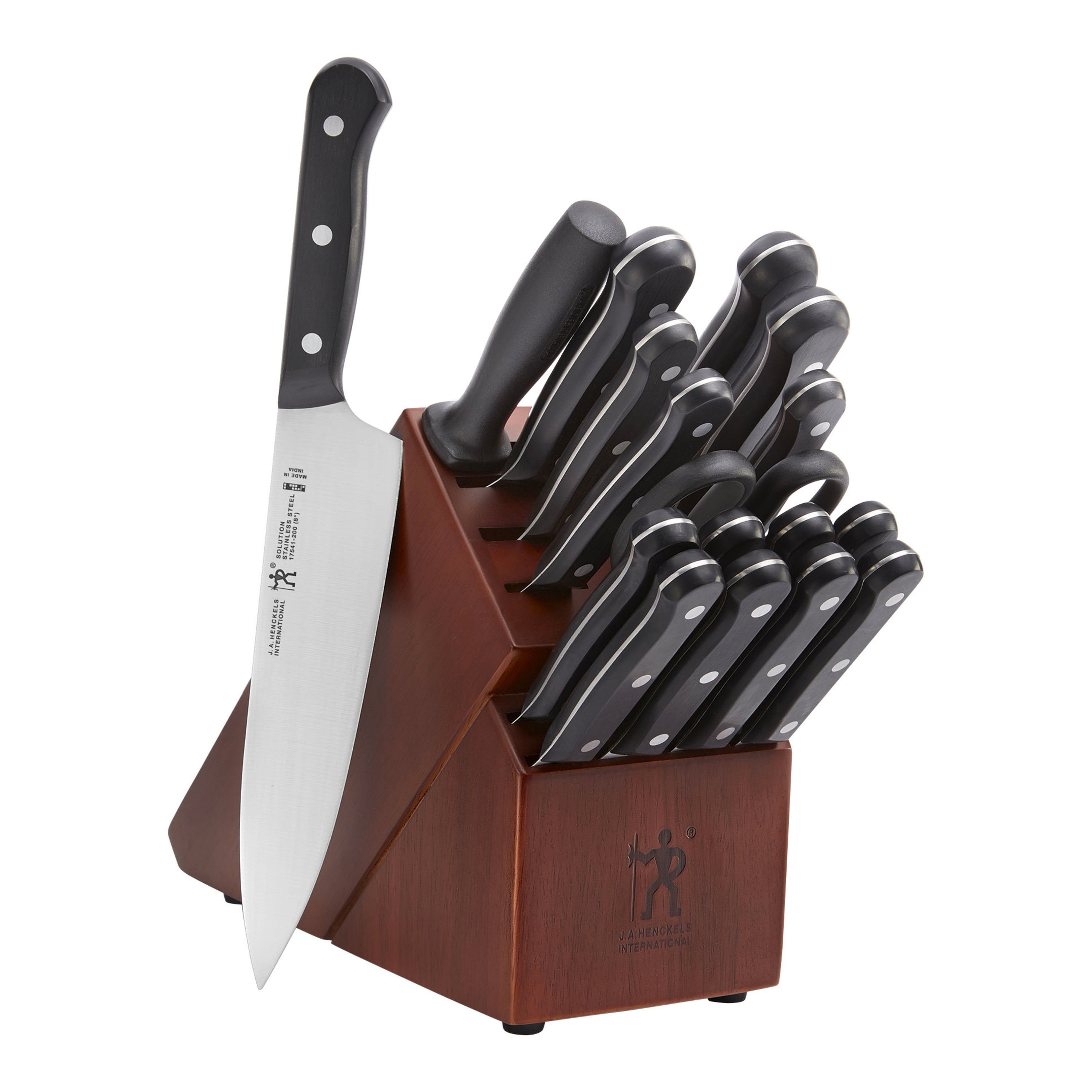 Zwilling J.A. Henckels Solution Steak Knife Set of 8, Black