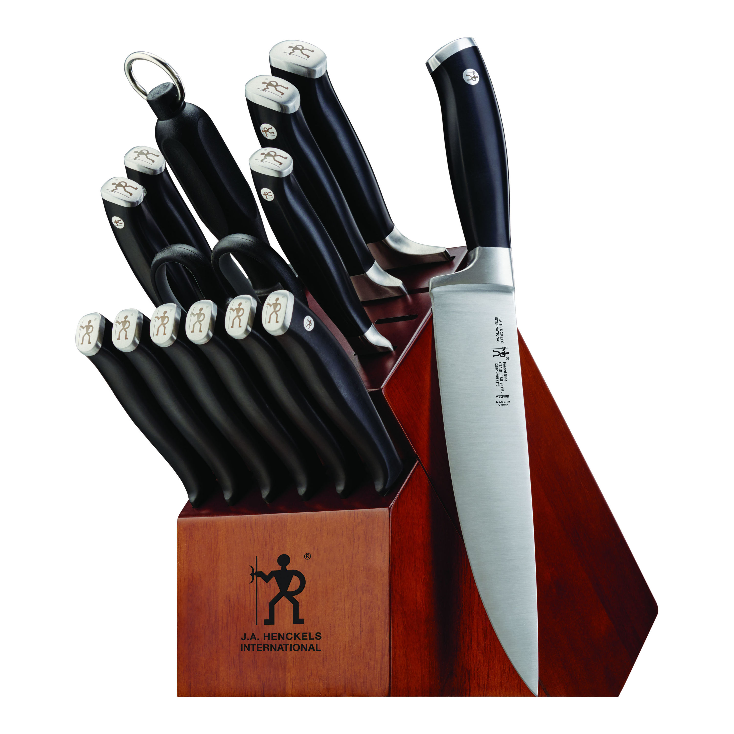 J.A. Henckels International Forged Premio 7-Pc Knife Block Set