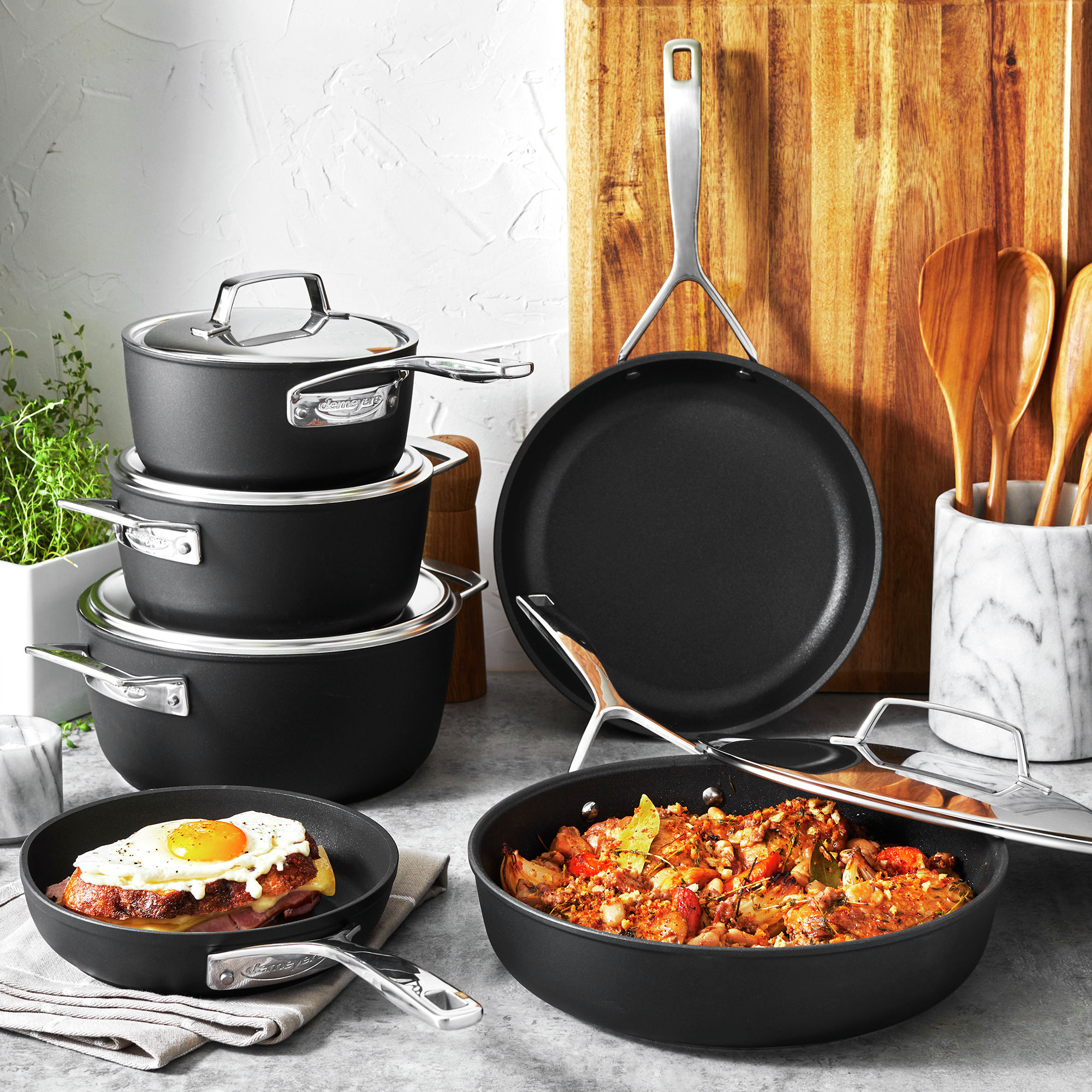 ZWILLING Clad Xtreme Anodized 10-pc, Pots and pans set