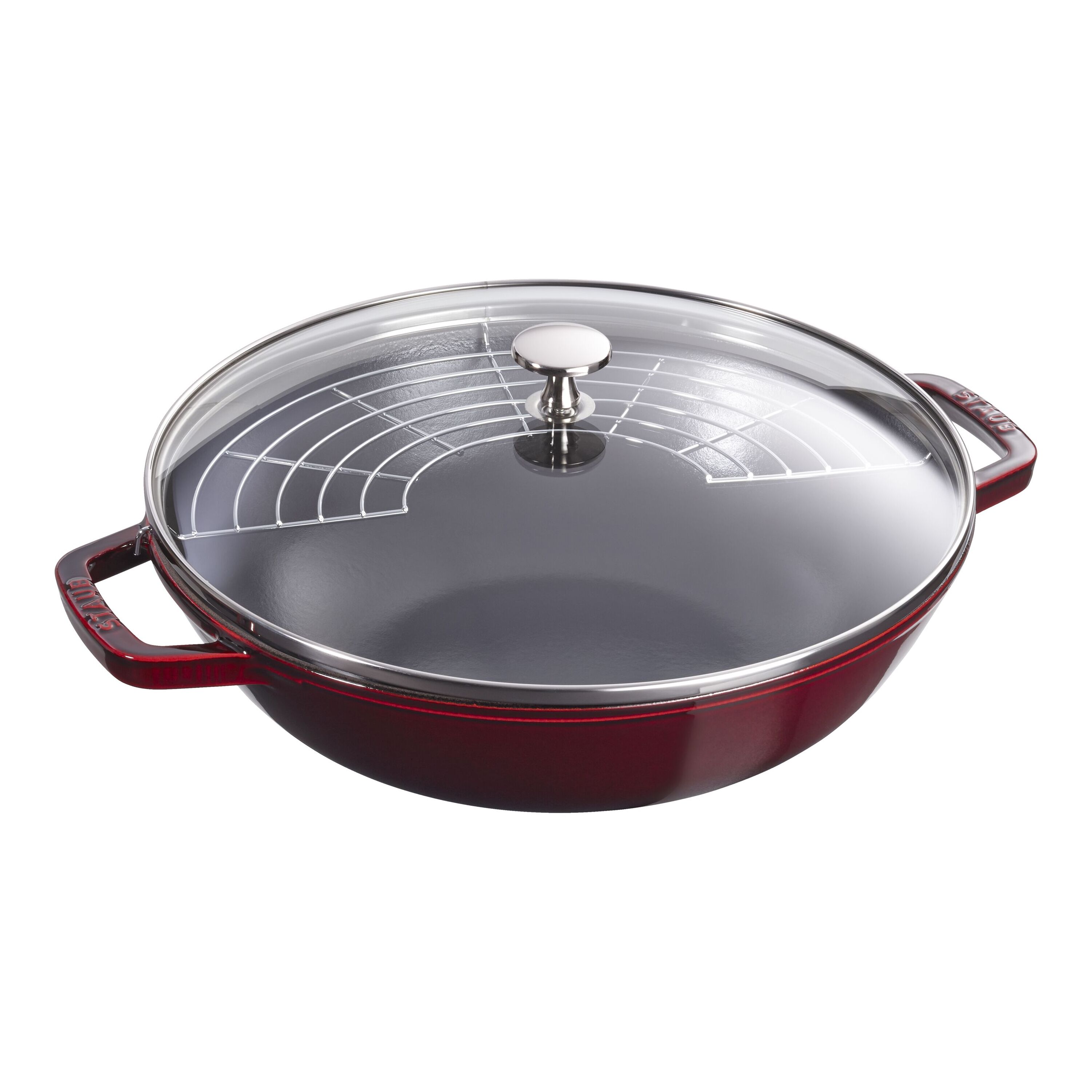STAUB Cast Iron 2.9-qt Daily Pan with Glass Lid