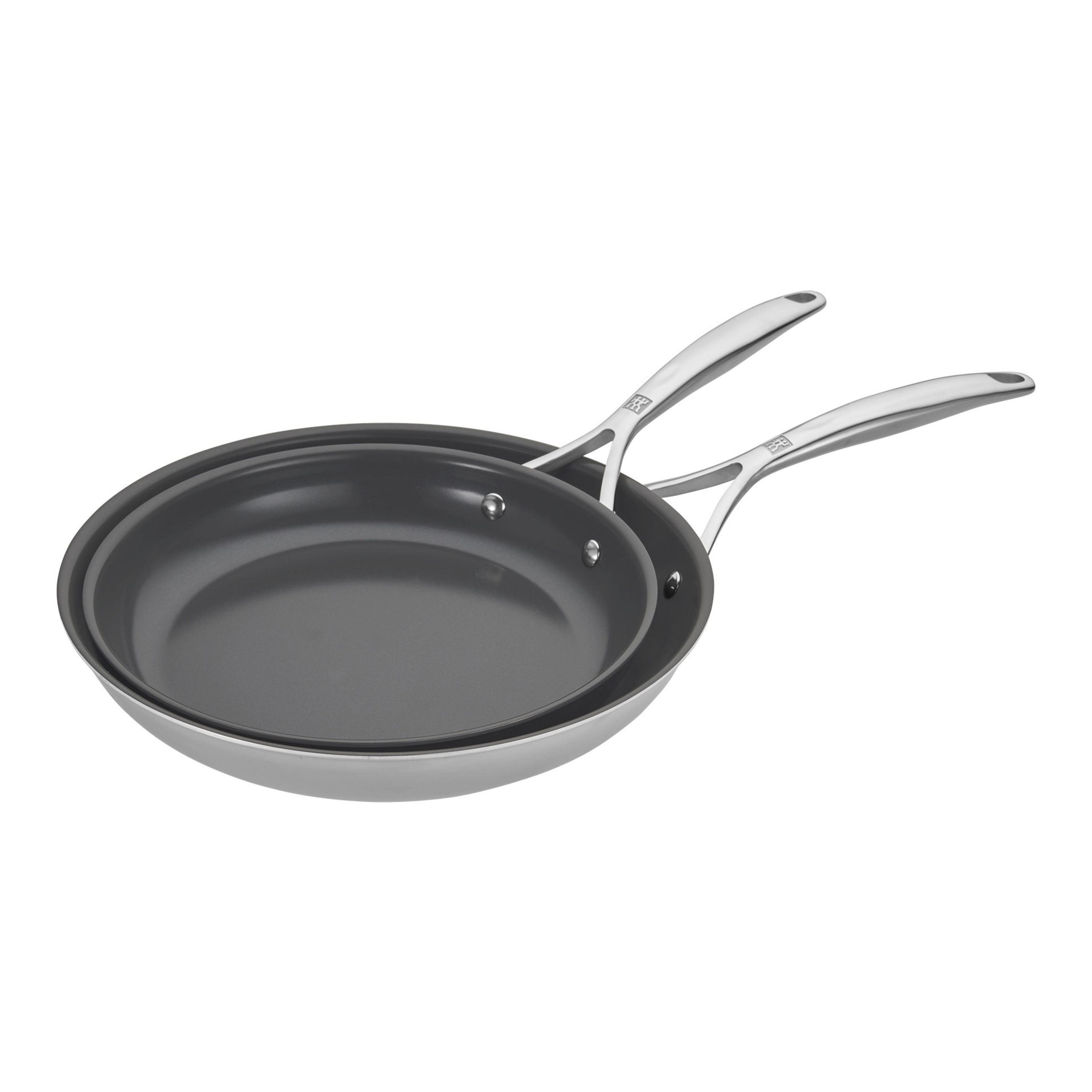 ZWILLING Energy Plus 2-pc, 18/10 Stainless Steel, Non-stick, Frying pan set