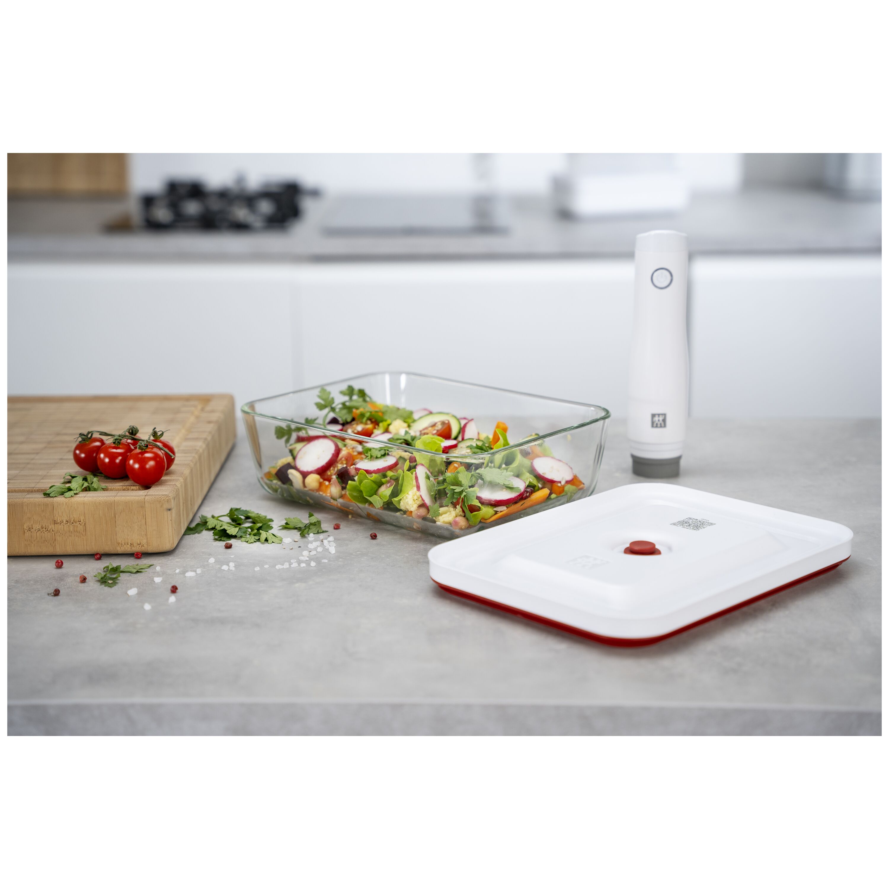 Boîte De Conservation Sous Vide ZWILLING Fresh & Save - Verre Borosilicate 2L - Pour Frigo Et Congélo