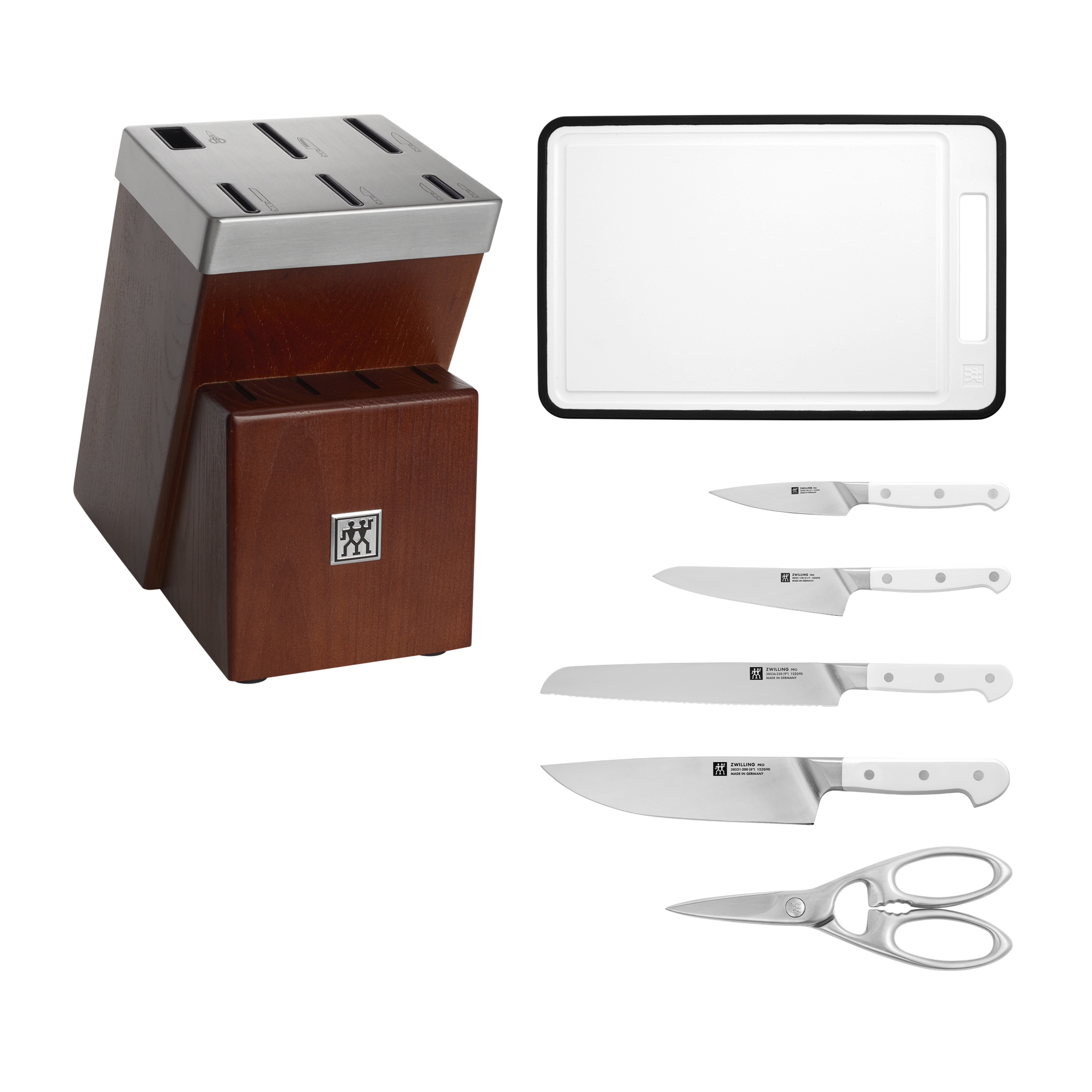 Zwilling Pro Le Blanc Self-Sharpening Knife Block Set - 11 Piece